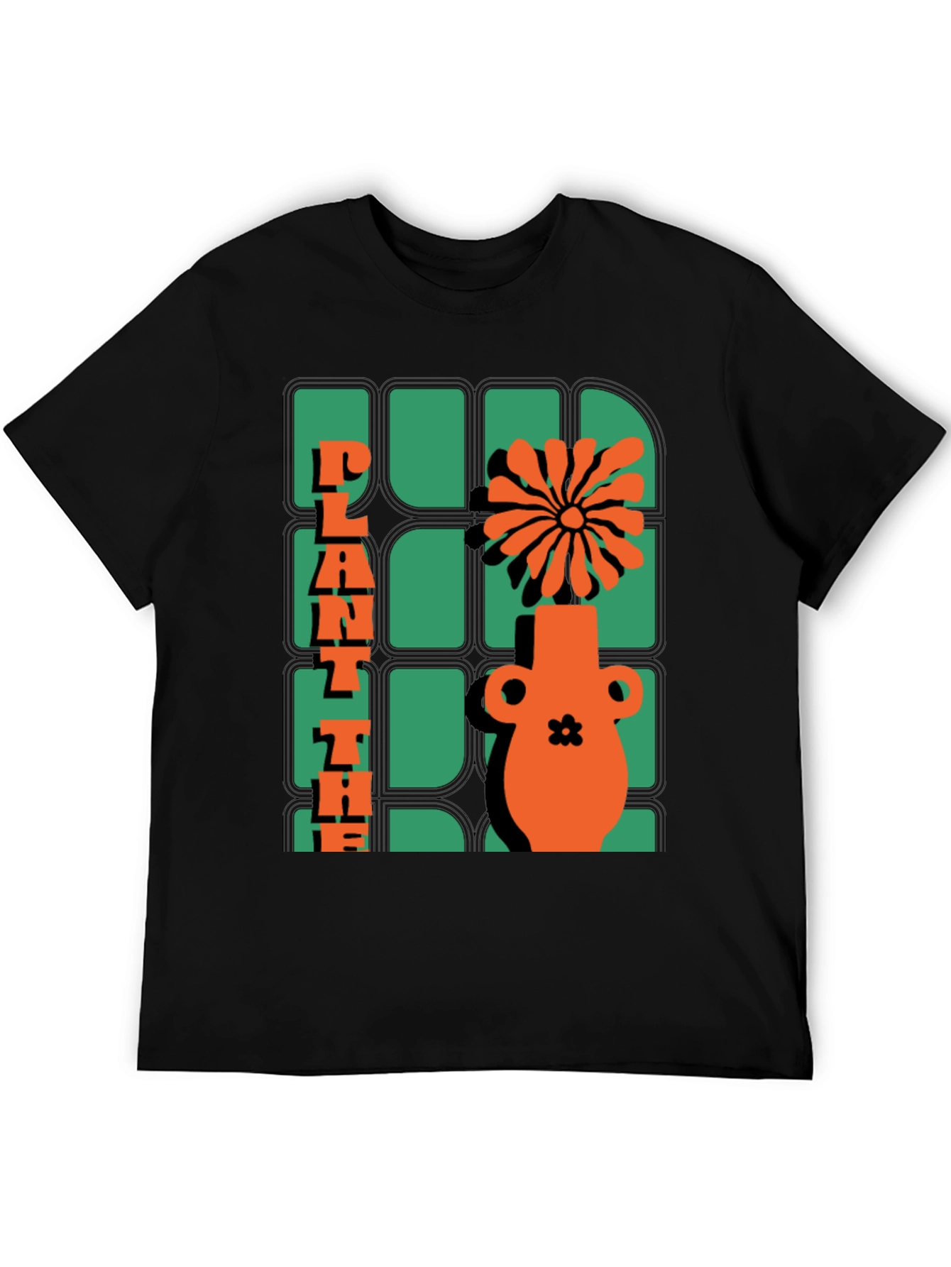 Plant The Seed T-Shirt - Retro Floral Design