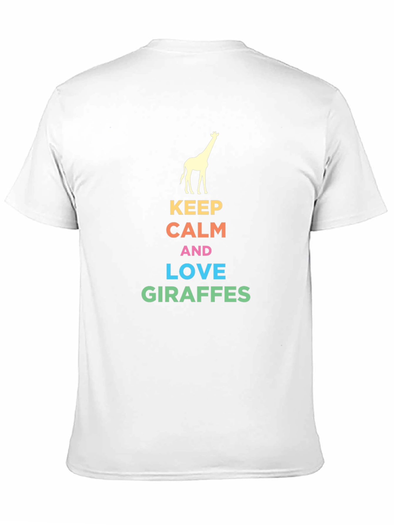 Keep Calm & Love Giraffes Graphic Tee