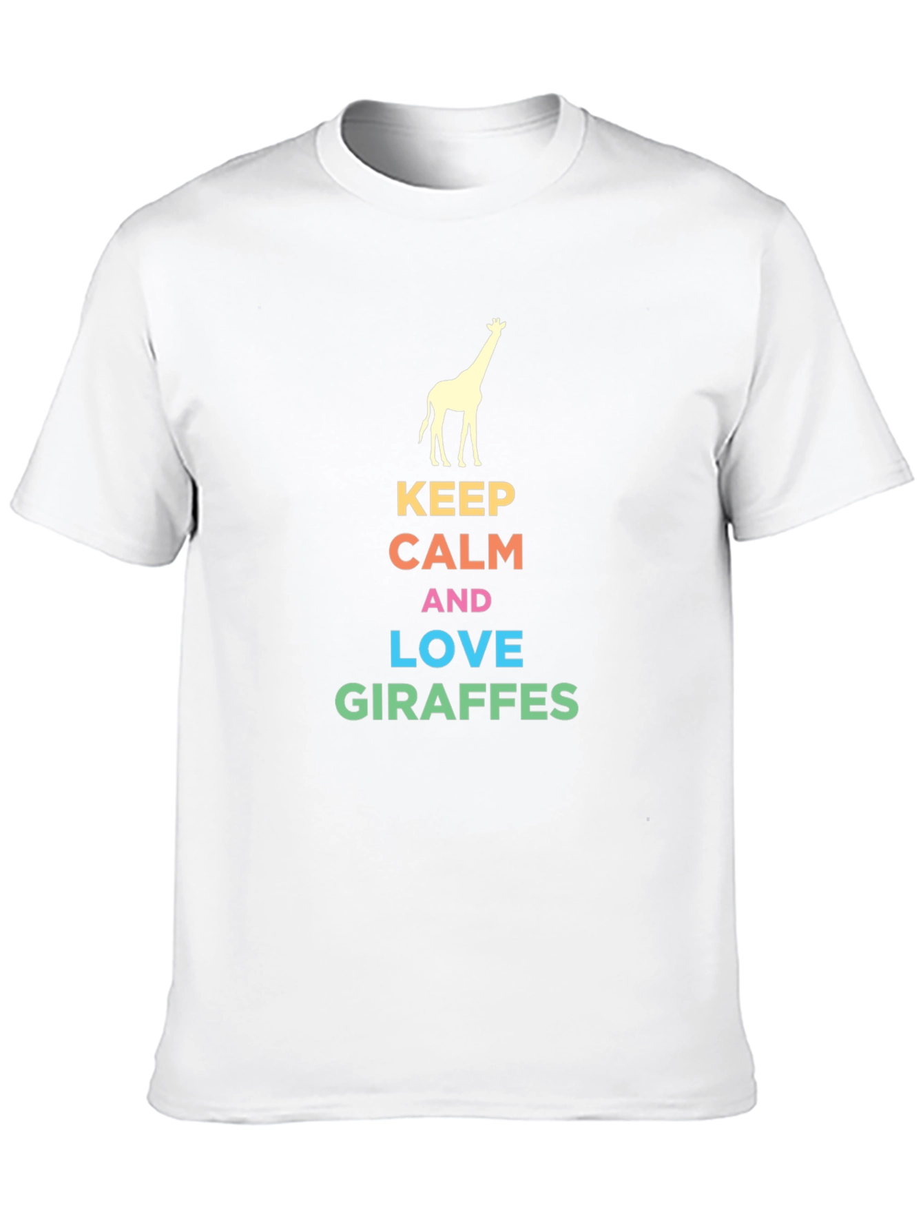 Keep Calm & Love Giraffes Graphic Tee