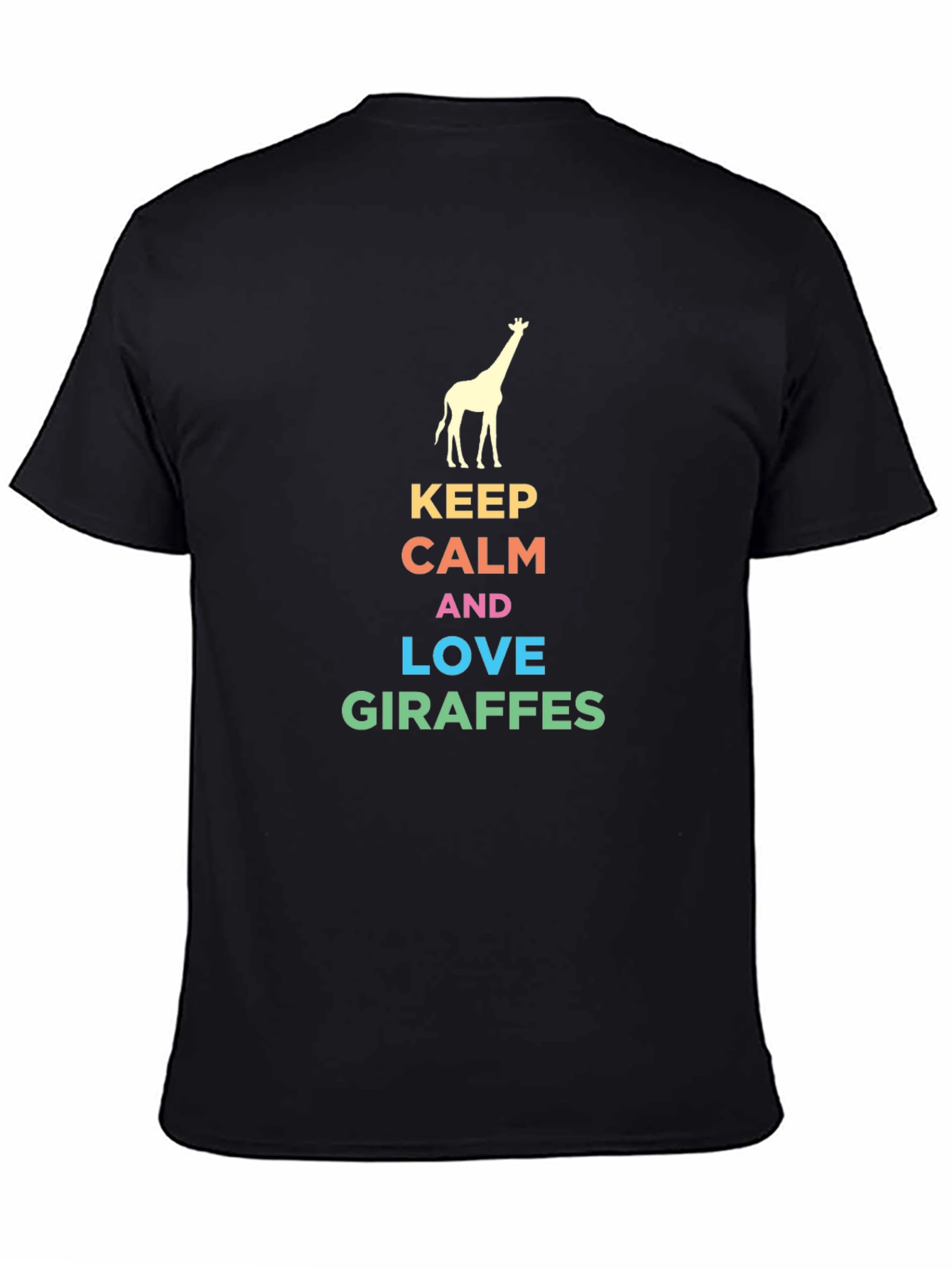 Keep Calm & Love Giraffes Graphic Tee
