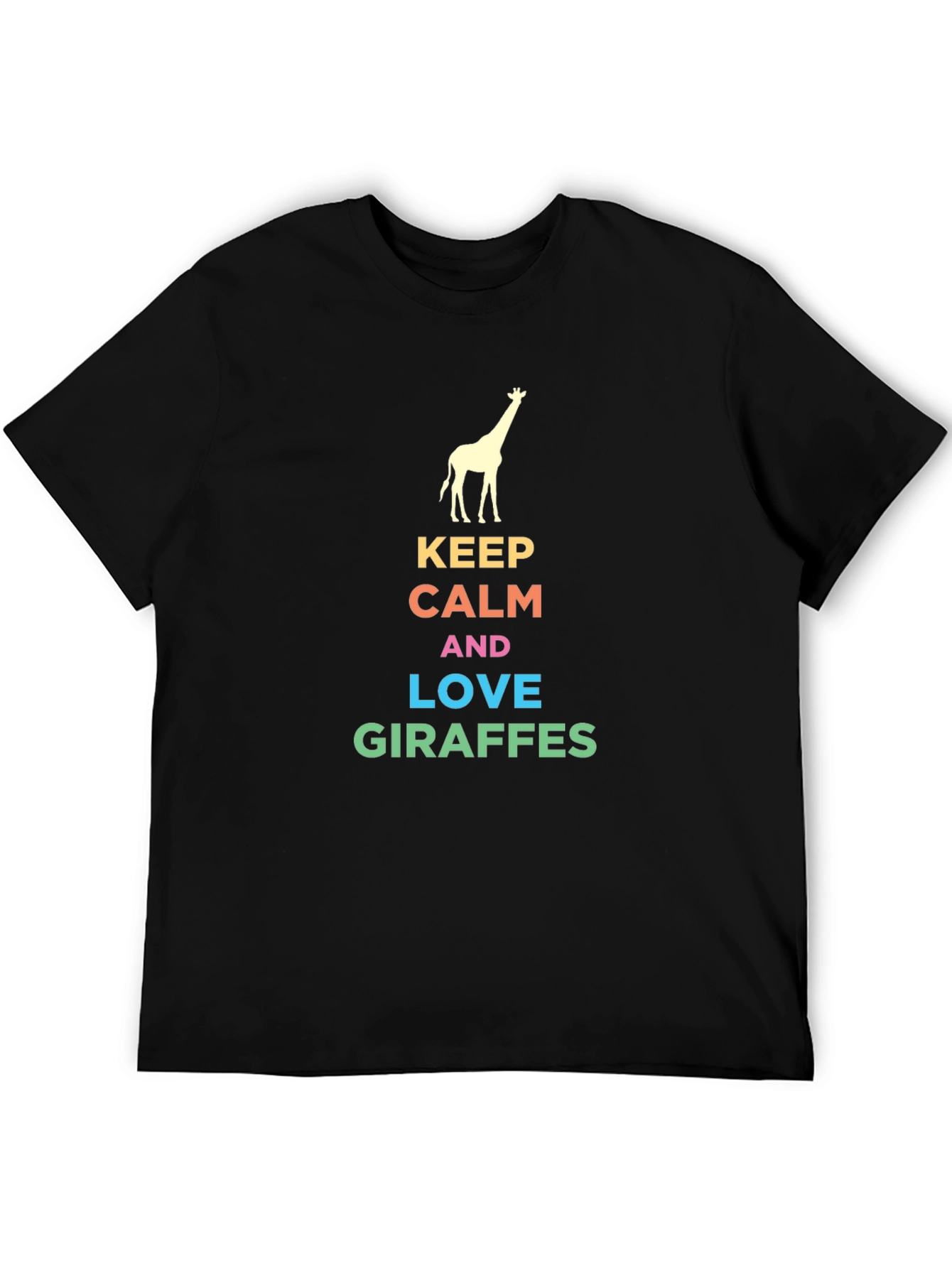 Keep Calm & Love Giraffes Graphic Tee
