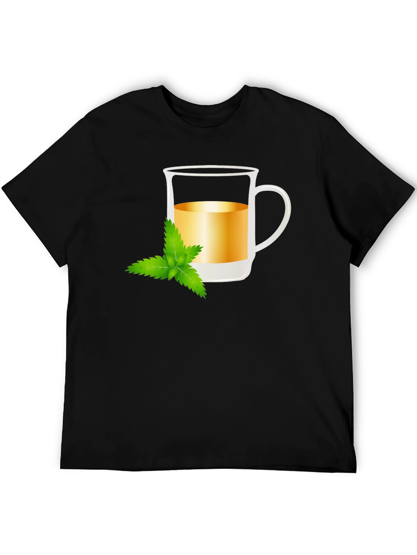 Mint Tea Graphic Tee - Refreshing Style