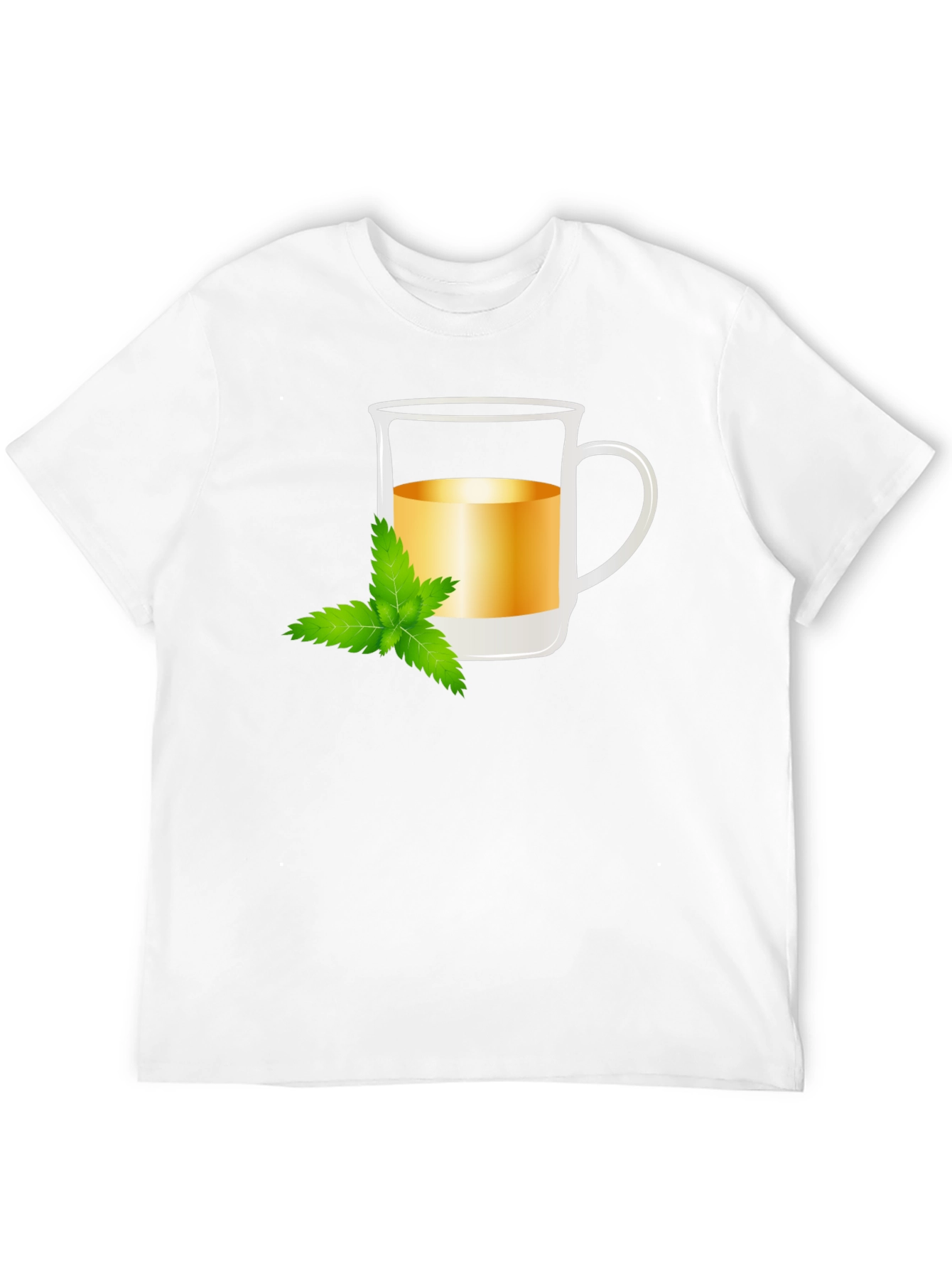 Mint Tea Graphic Tee - Refreshing Style