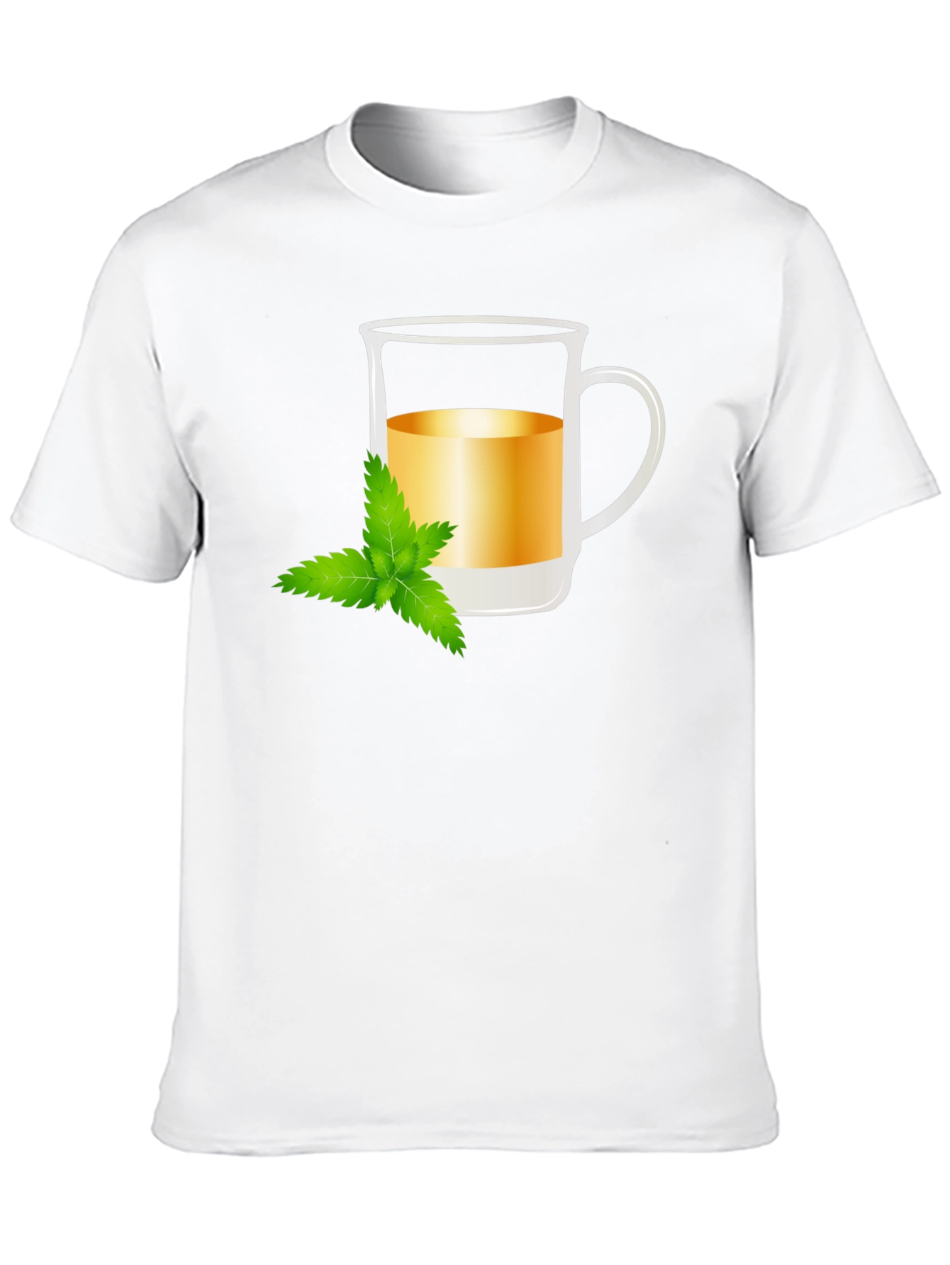 Mint Tea Graphic Tee - Refreshing Style
