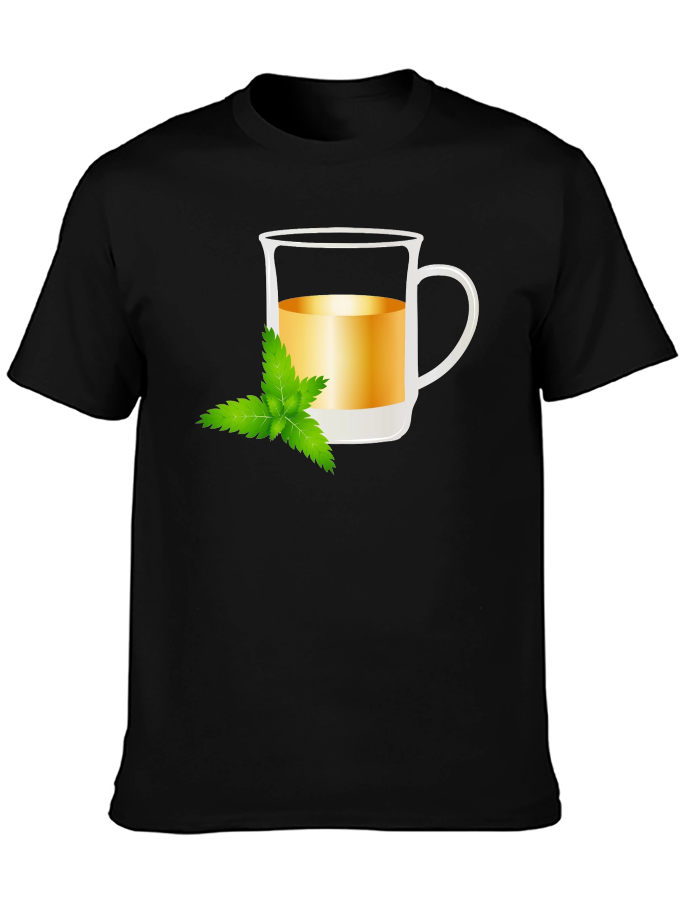 Mint Tea Graphic Tee - Refreshing Style