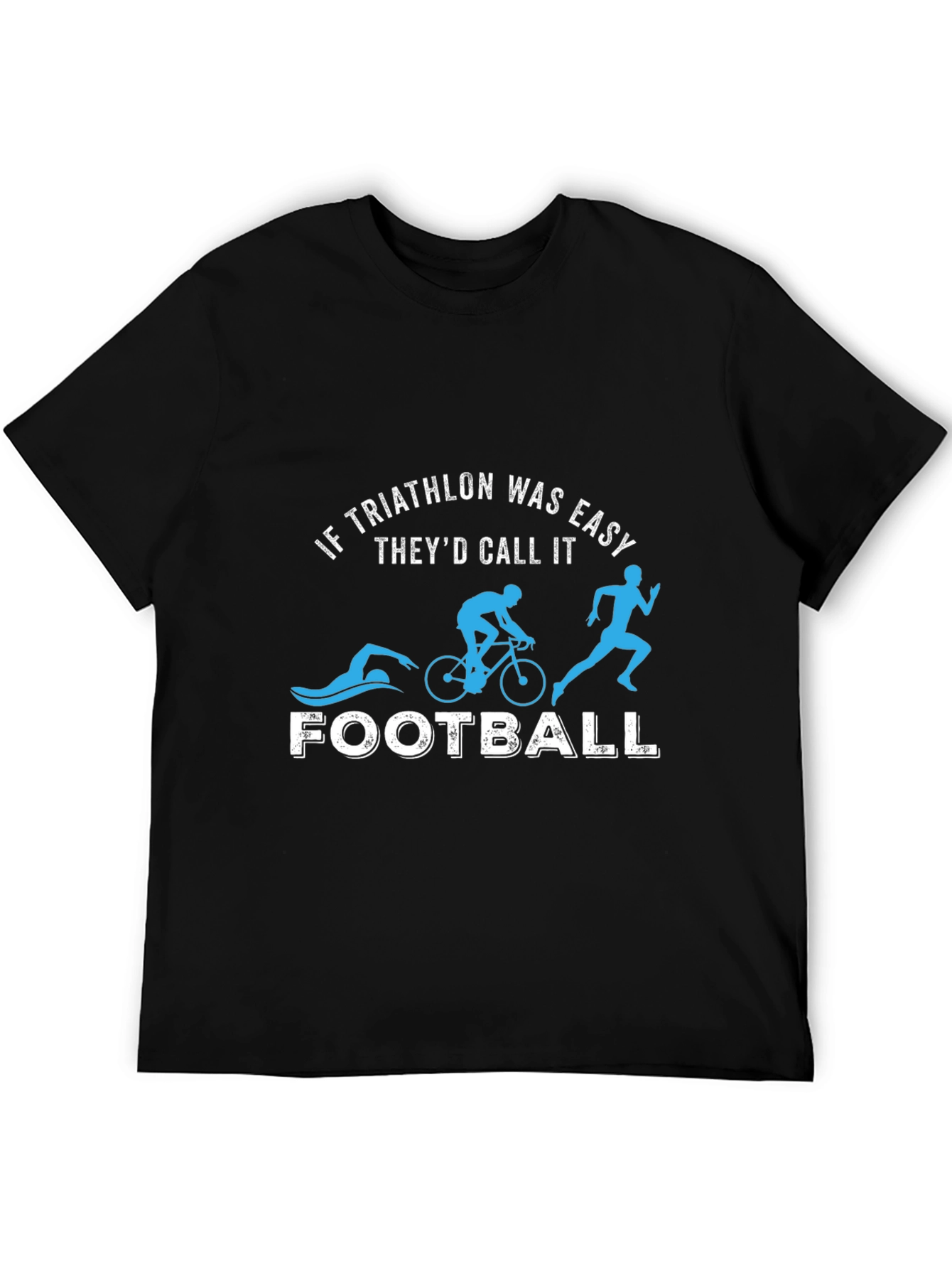 Triathlon Easy Funny Graphic T-Shirt