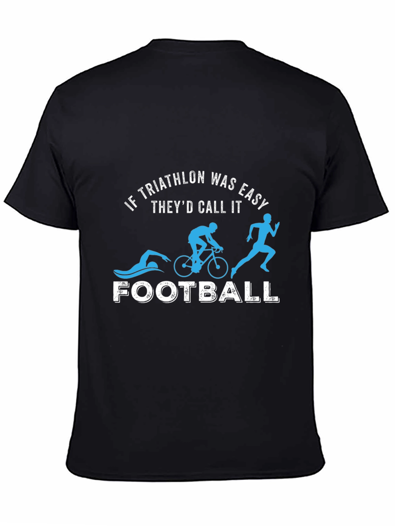 Triathlon Easy Funny Graphic T-Shirt