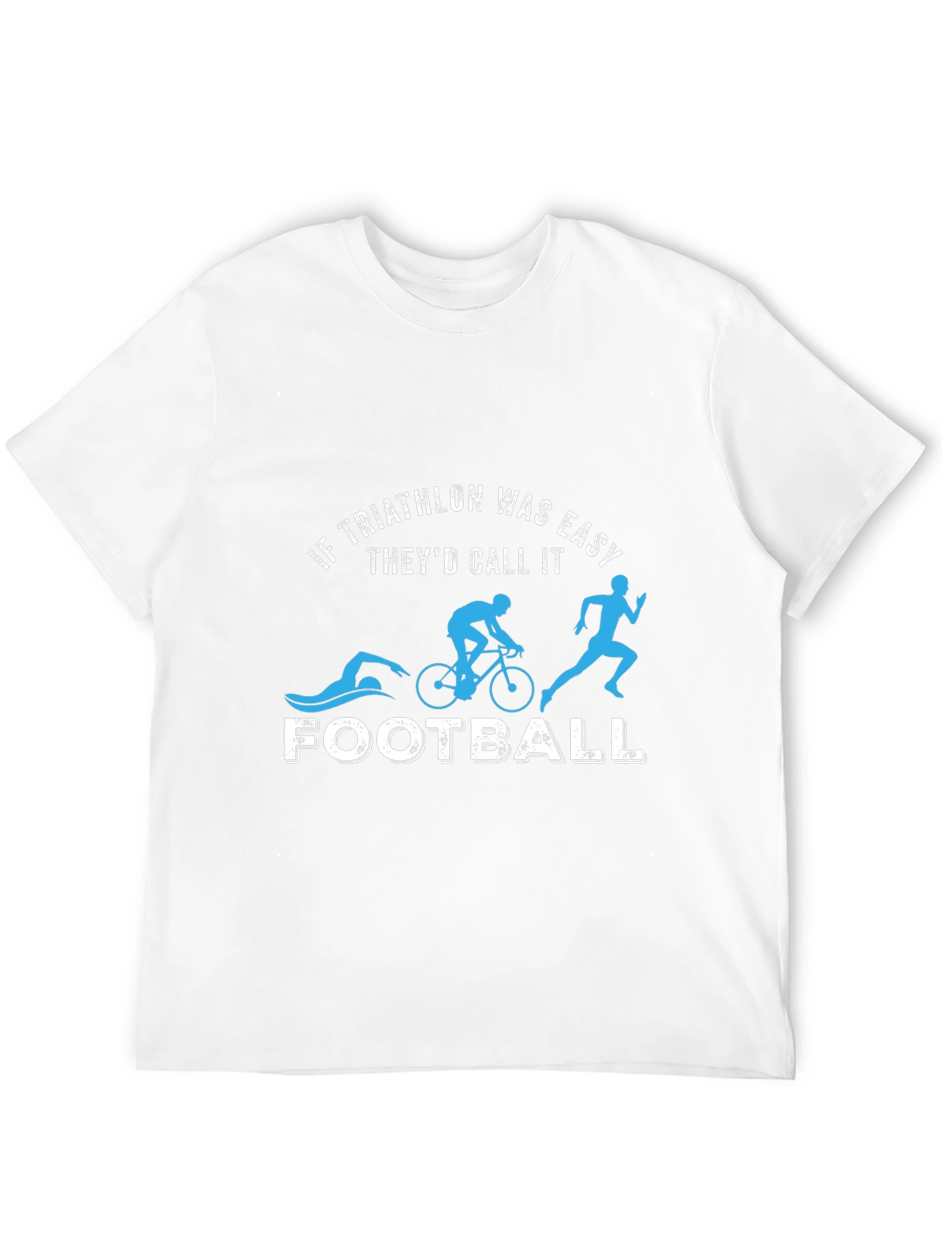 Triathlon Easy Funny Graphic T-Shirt