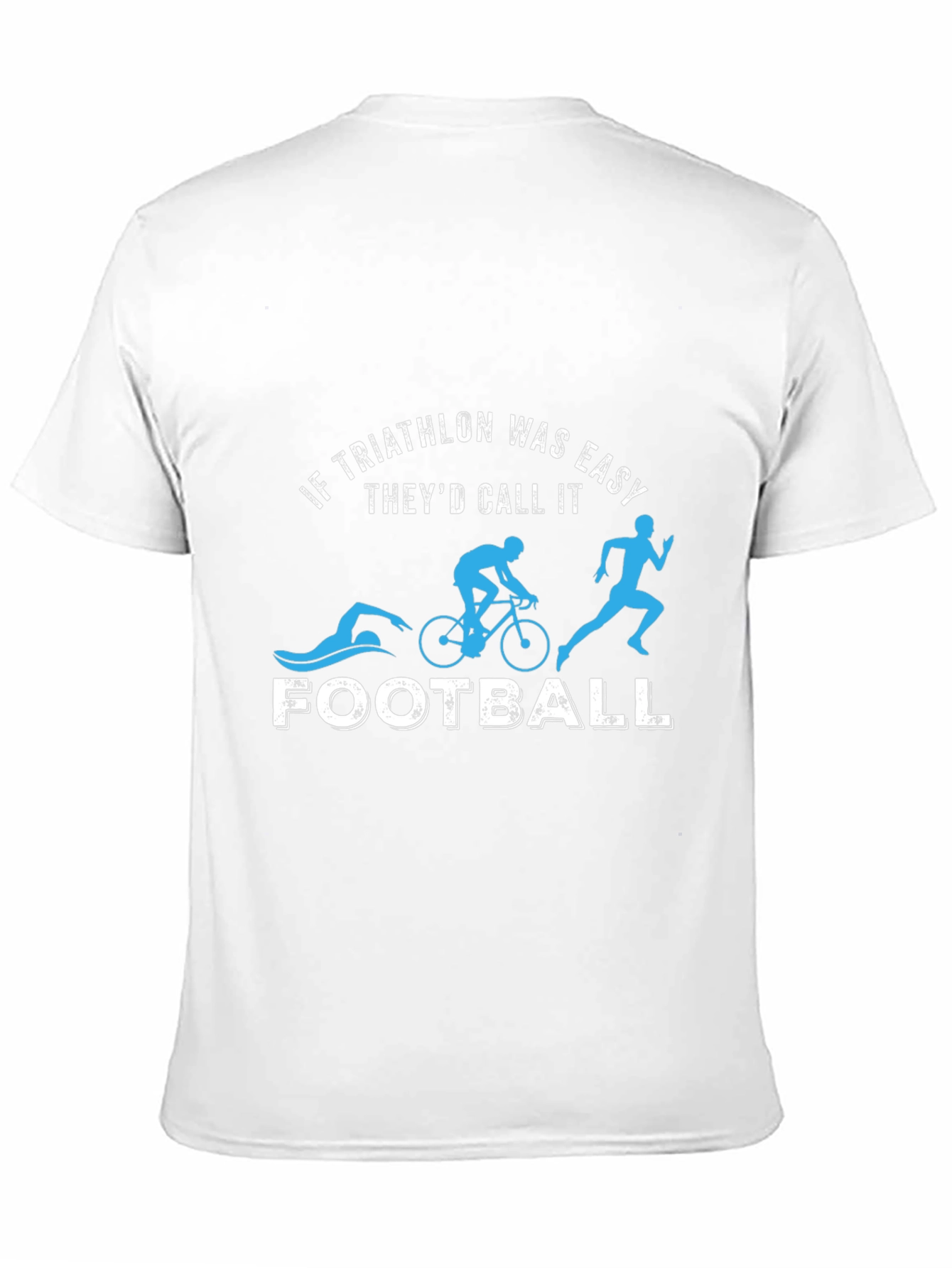 Triathlon Easy Funny Graphic T-Shirt