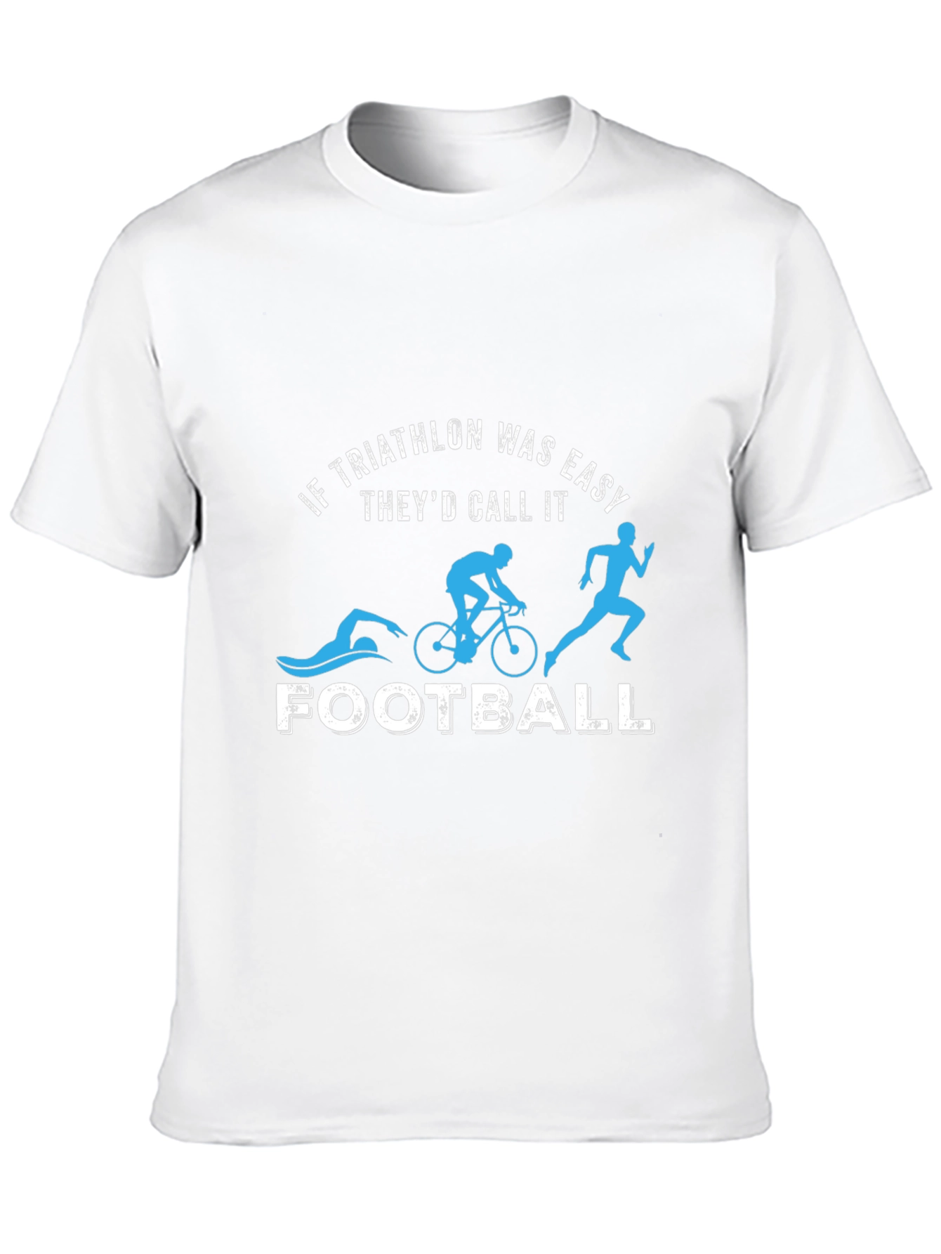 Triathlon Easy Funny Graphic T-Shirt