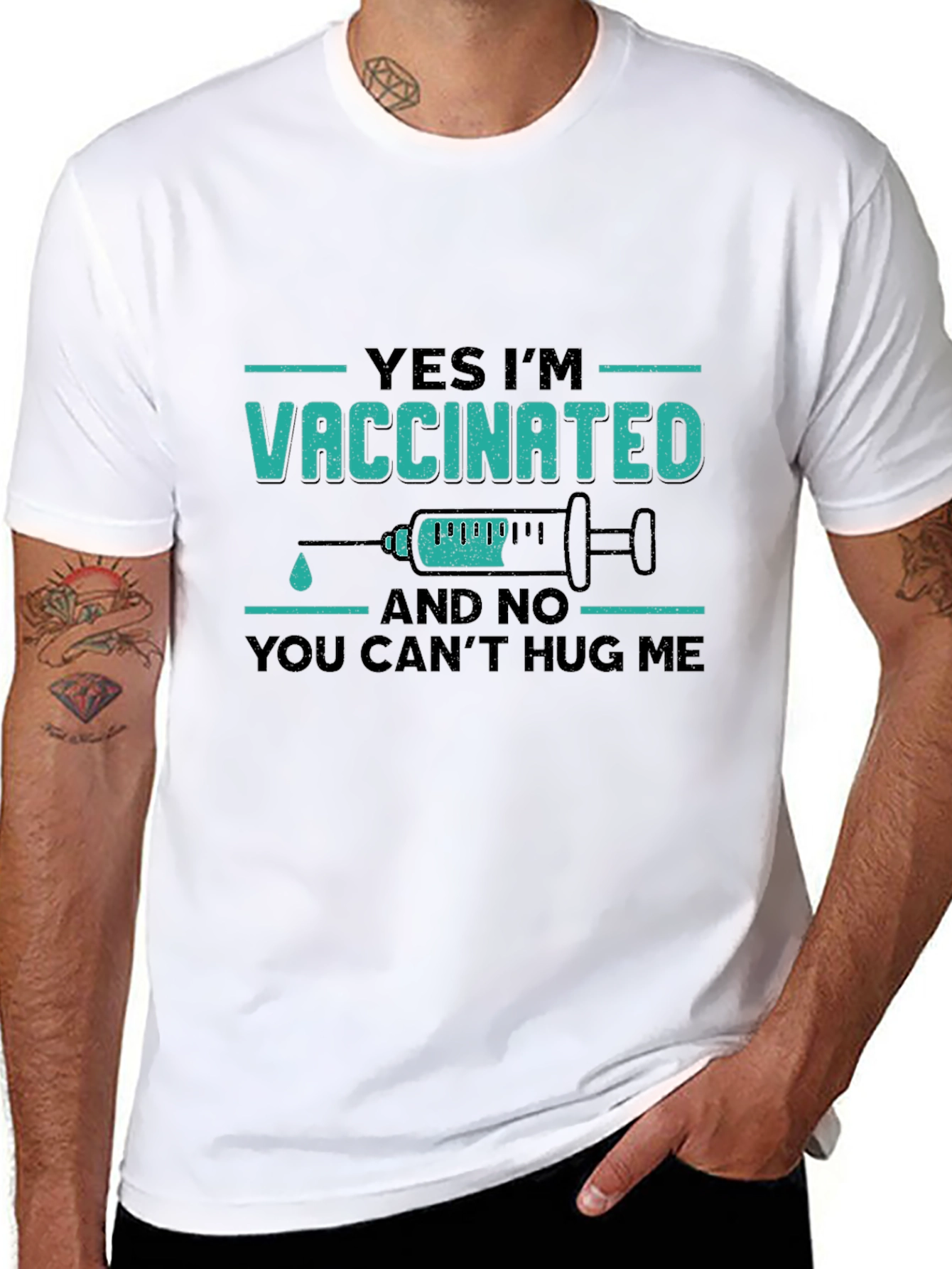 Vaccinated Funny Graphic Tee