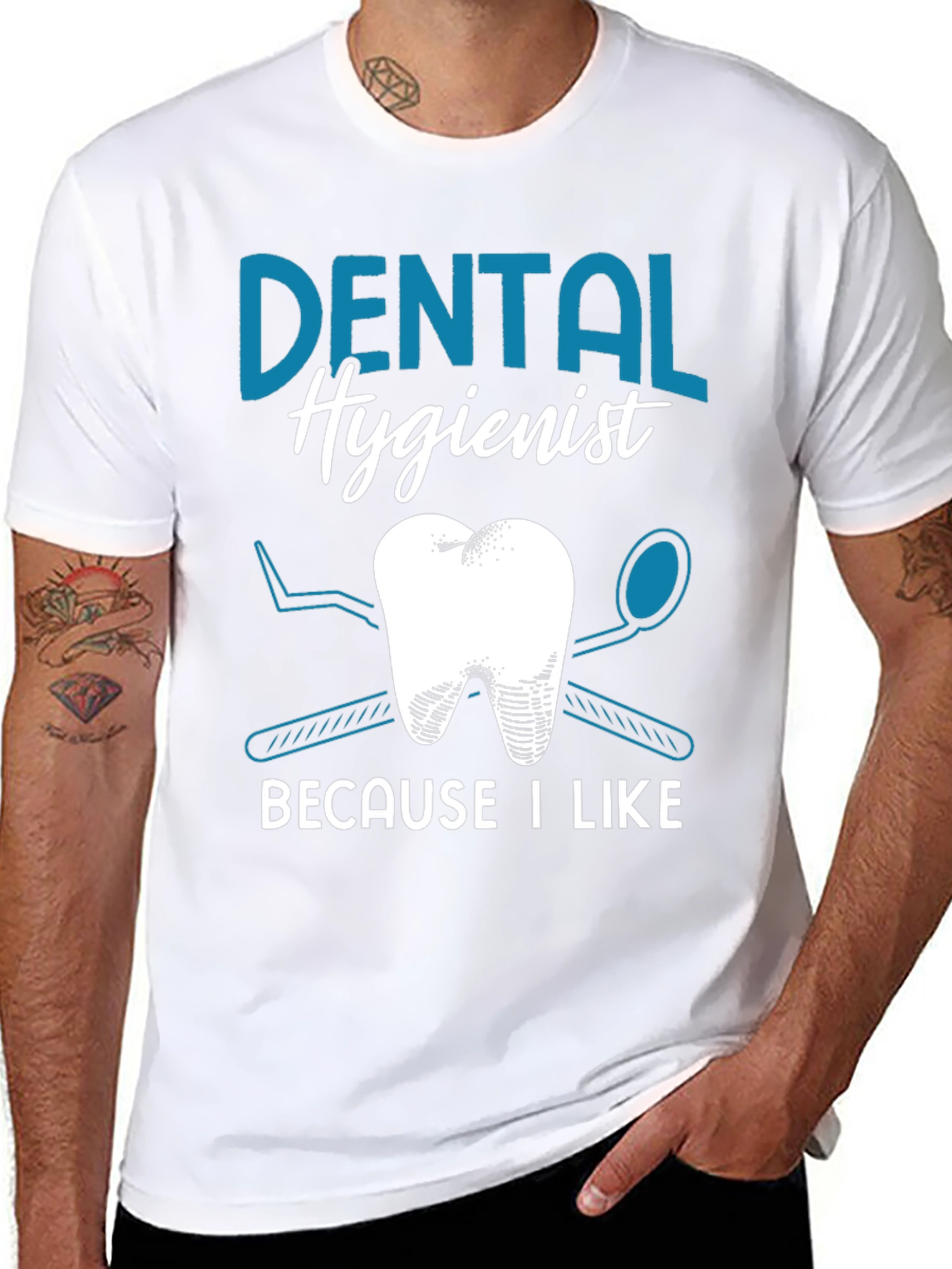 Dental Hygienist T-Shirt - I Like Teeth!