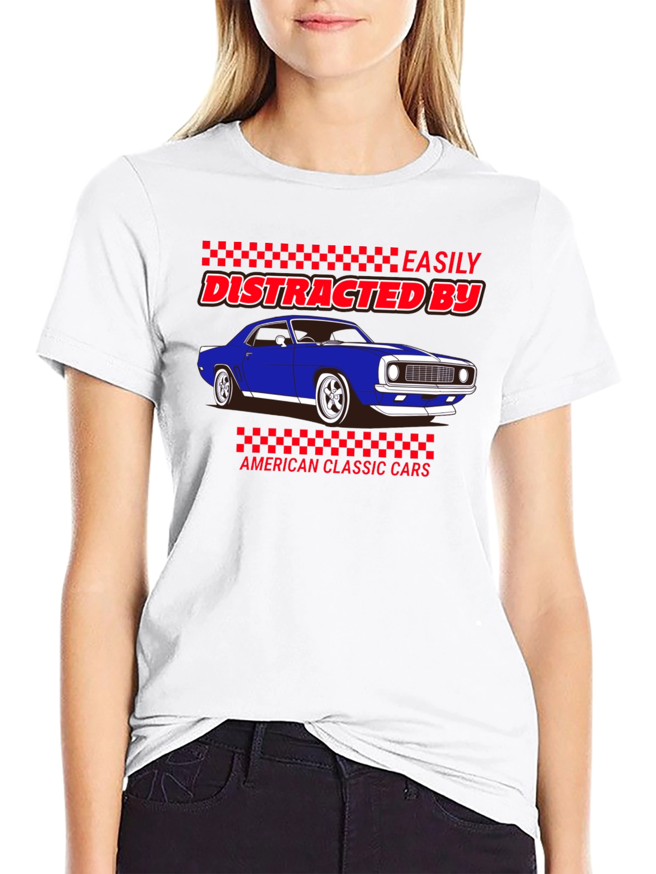 Distracted By Classic Cars T-Shirt