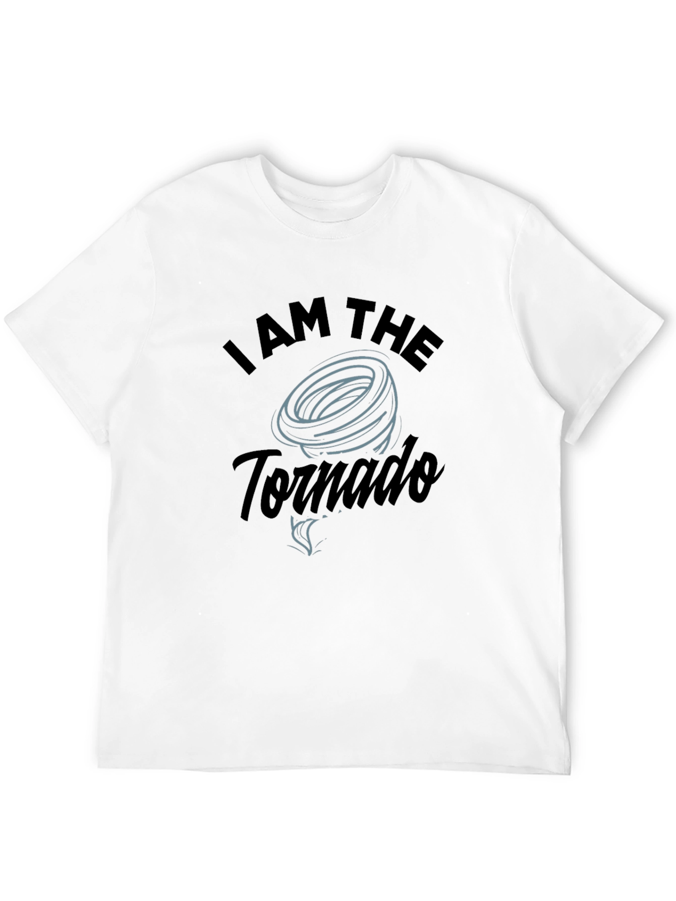 I am the Tornado Black Graphic Tee