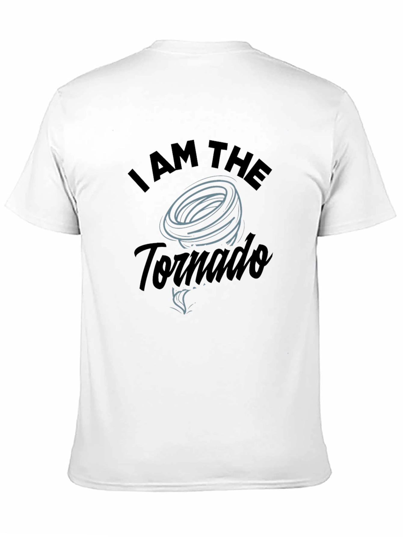 I am the Tornado Black Graphic Tee