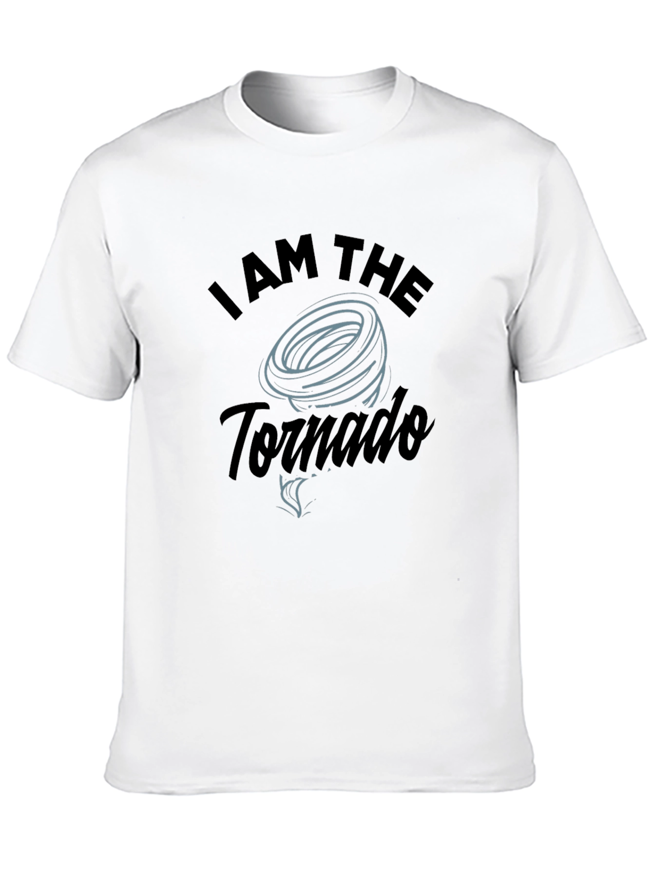 I am the Tornado Black Graphic Tee