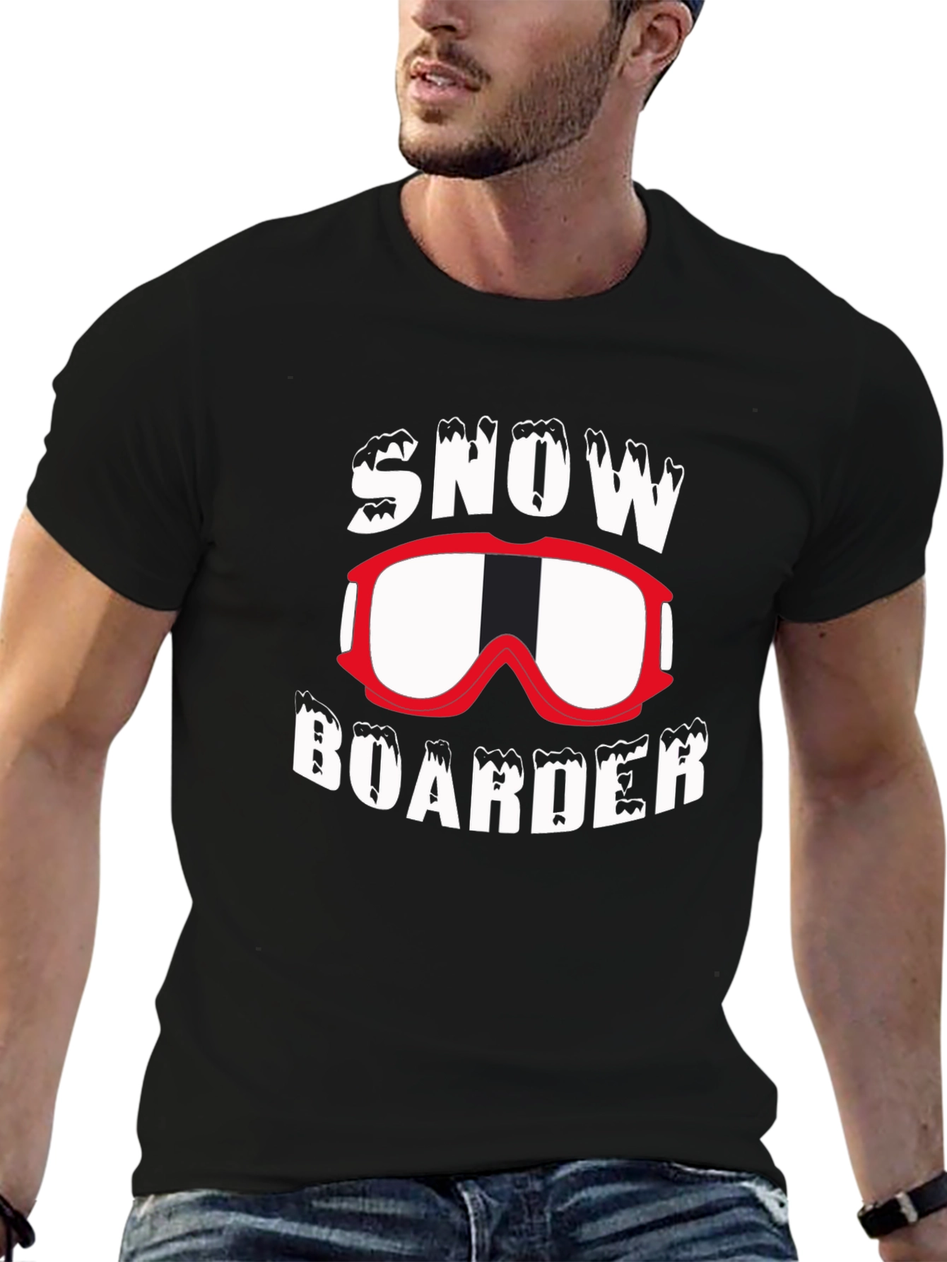 Snowboarder Graphic Tee - Winter Sports T-Shirt
