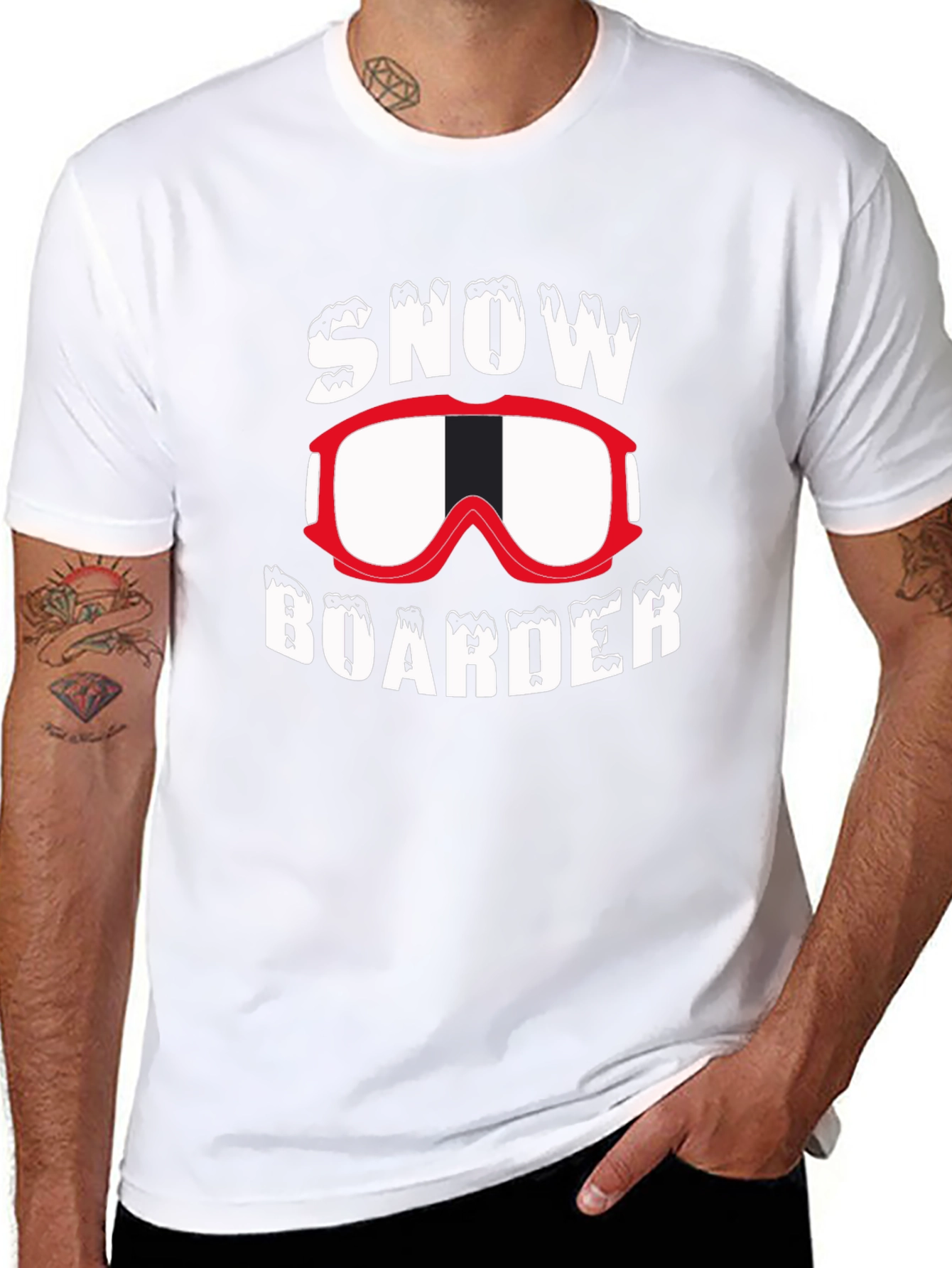 Snowboarder Graphic Tee - Winter Sports T-Shirt