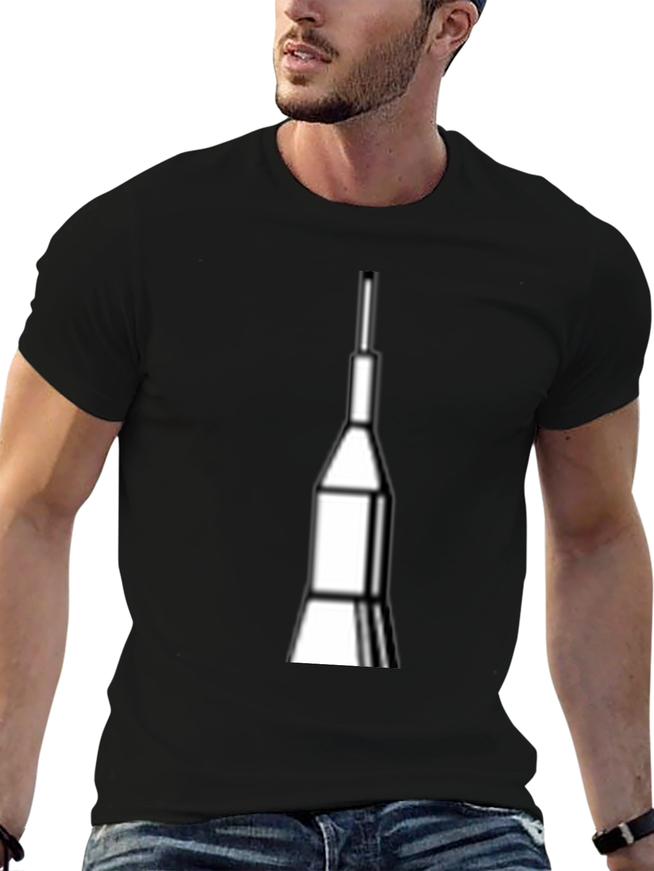 Rocket Graphic Tee - Space Launch Design T-Shirt