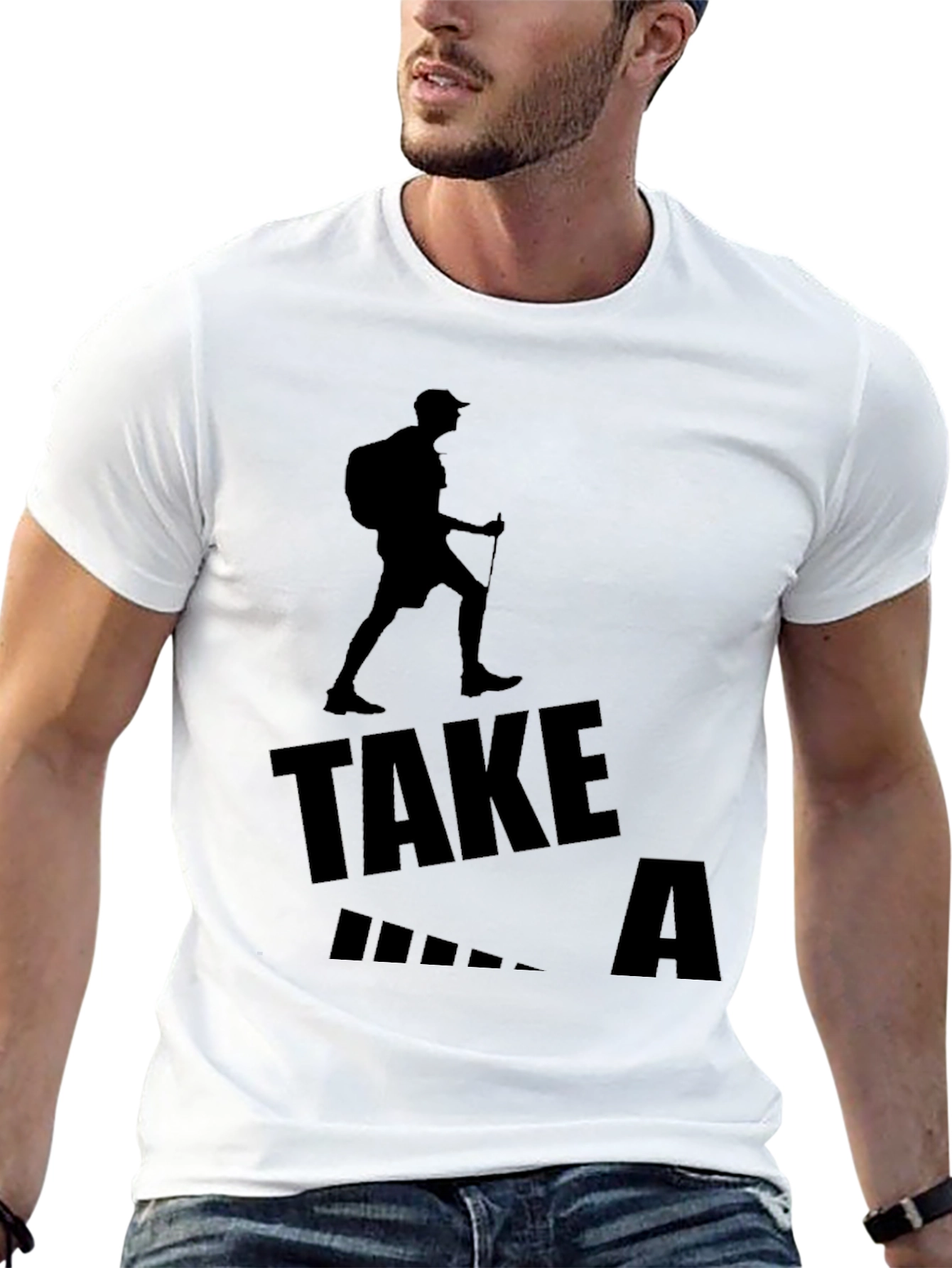 Take a Hike Black Graphic Tee