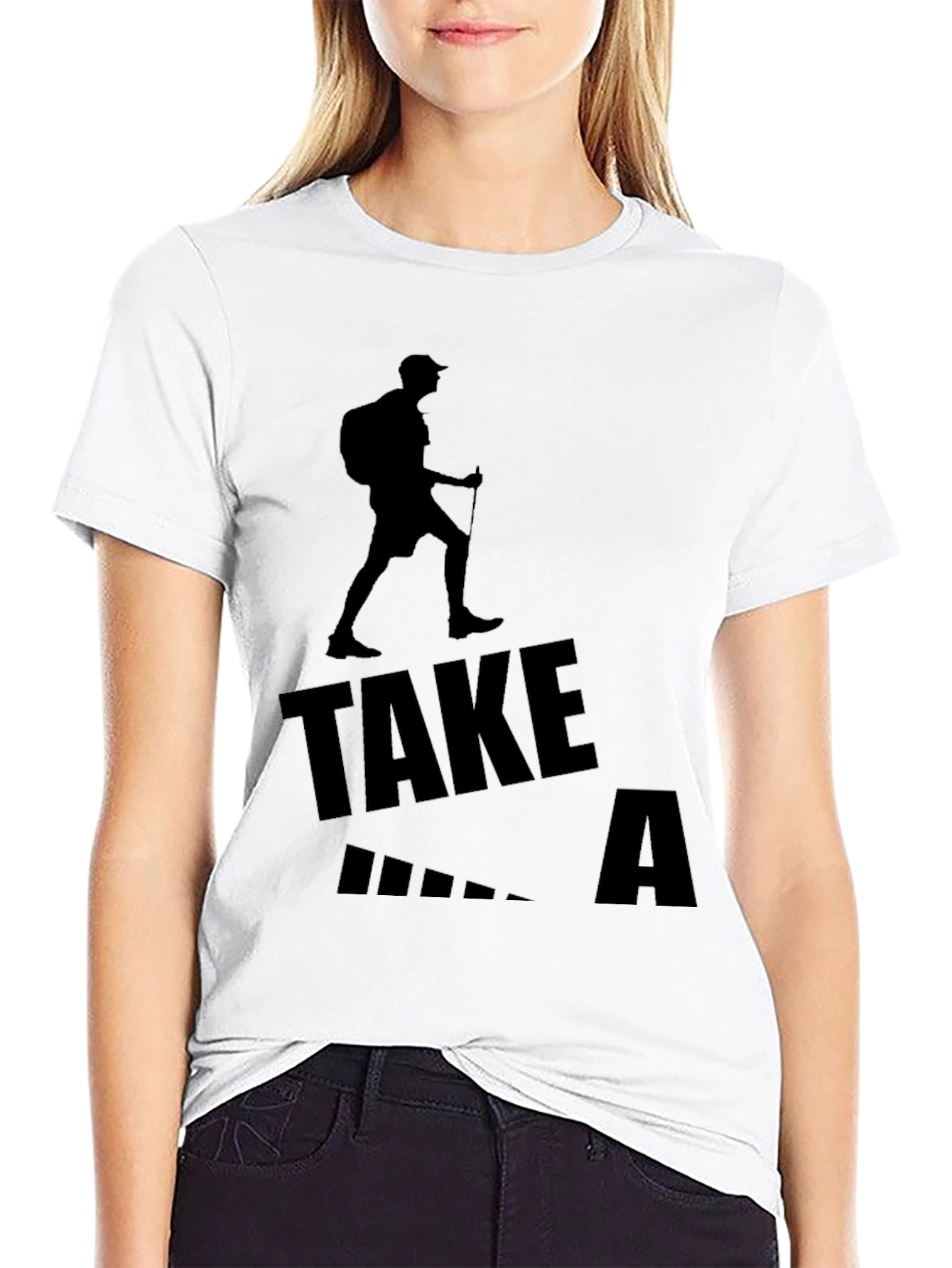 Take a Hike Black Graphic Tee