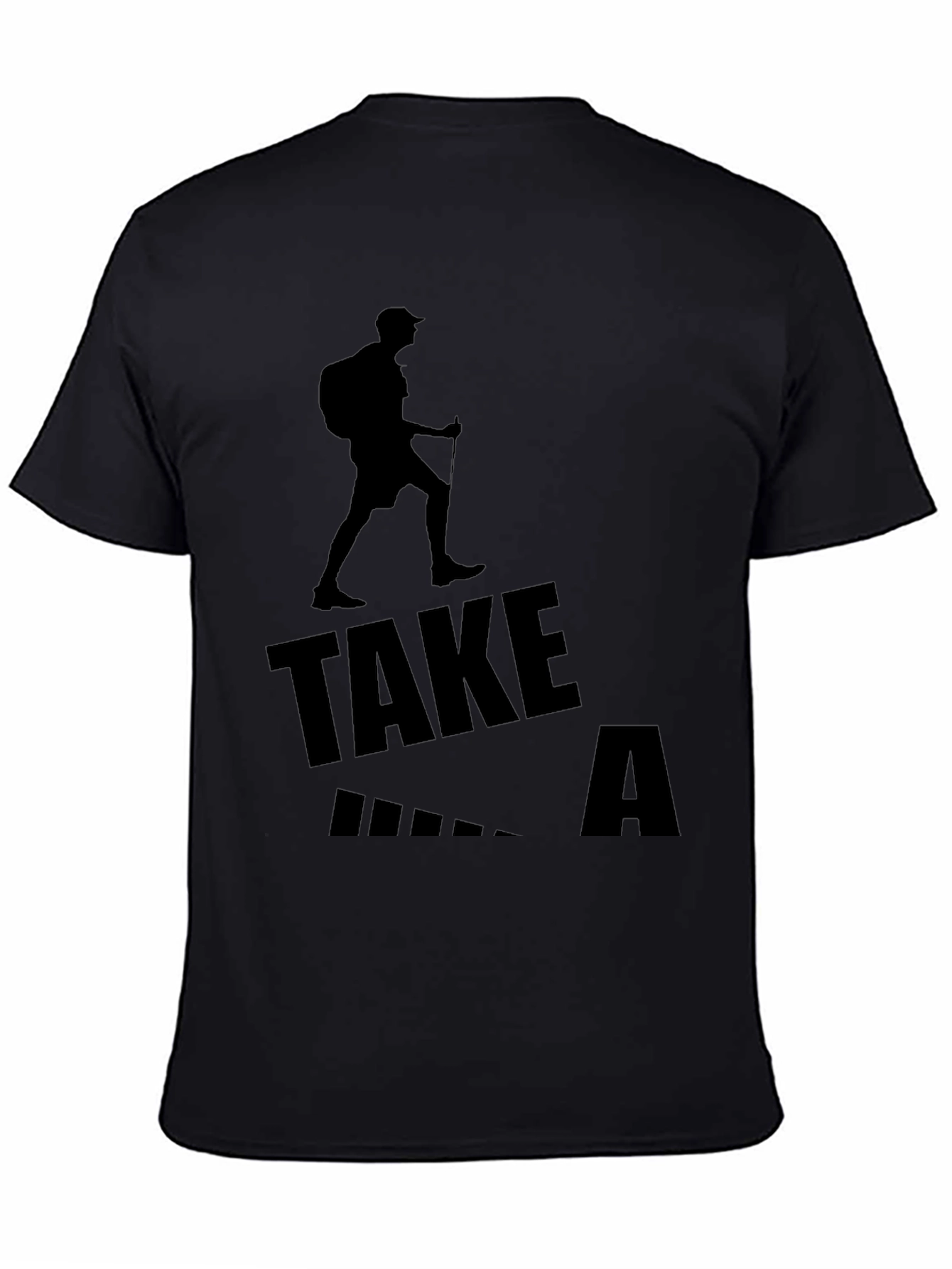 Take a Hike Black Graphic Tee