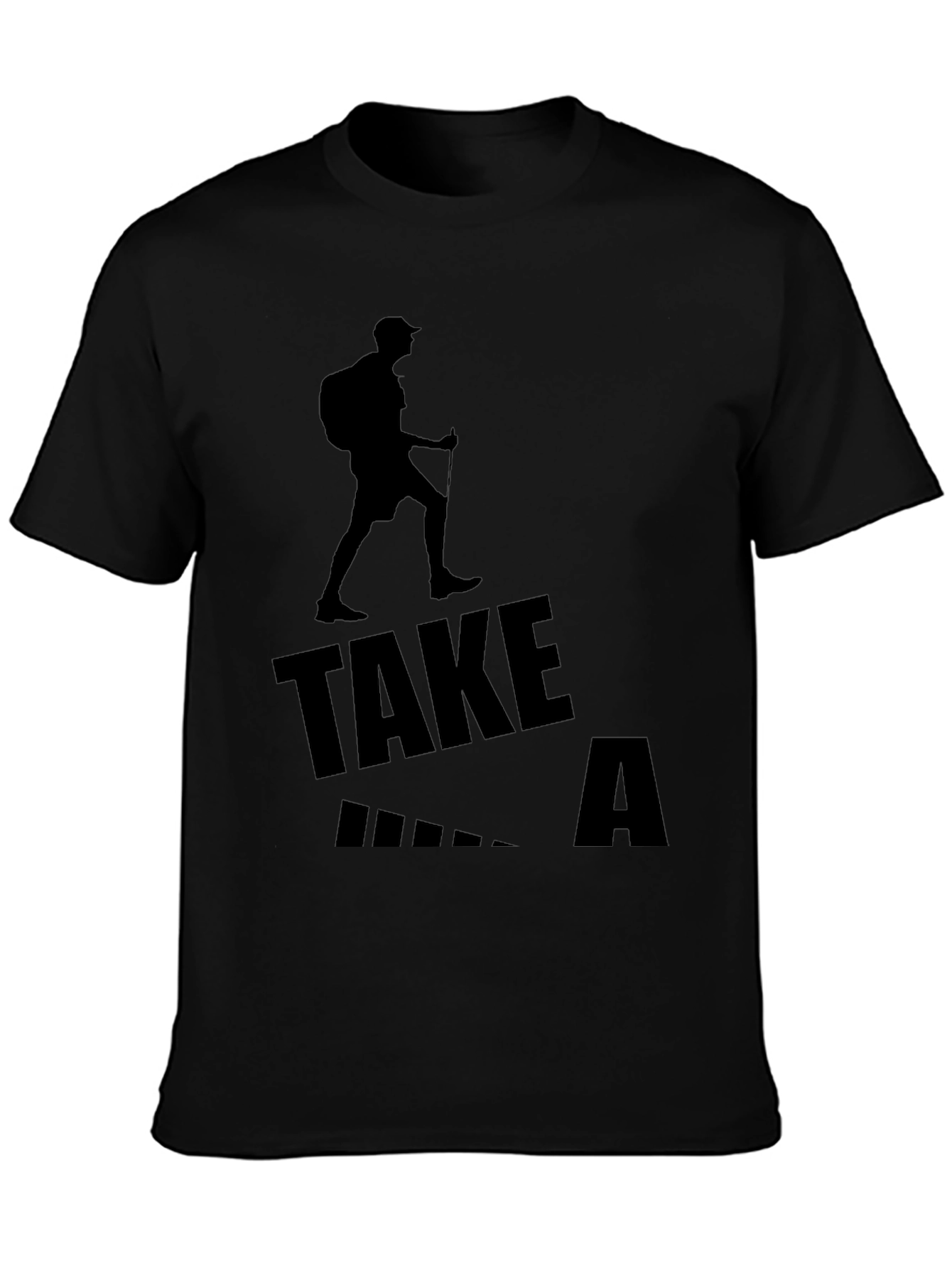 Take a Hike Black Graphic Tee