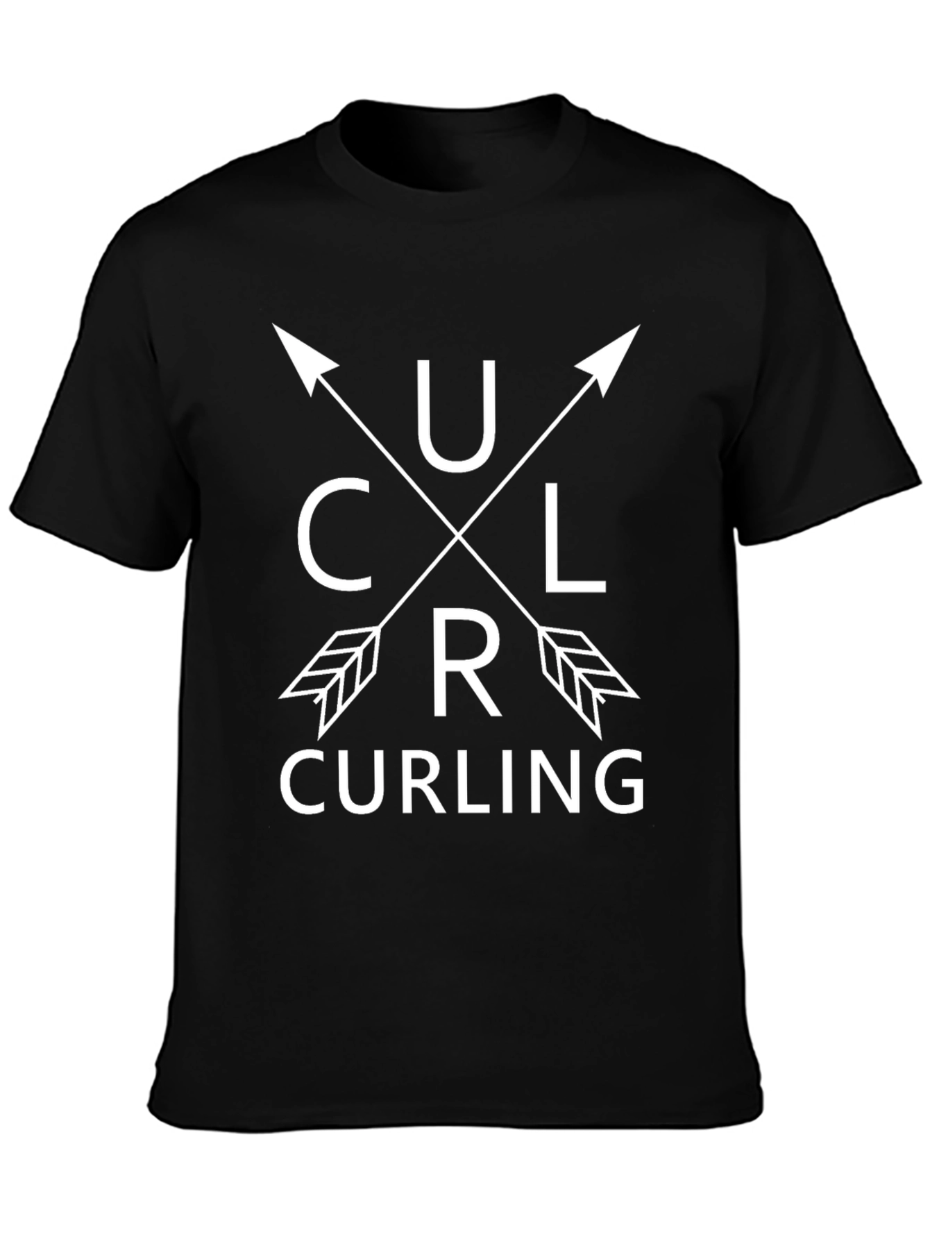 Curling Arrow Graphic Tee -  Cool Sport Shirt