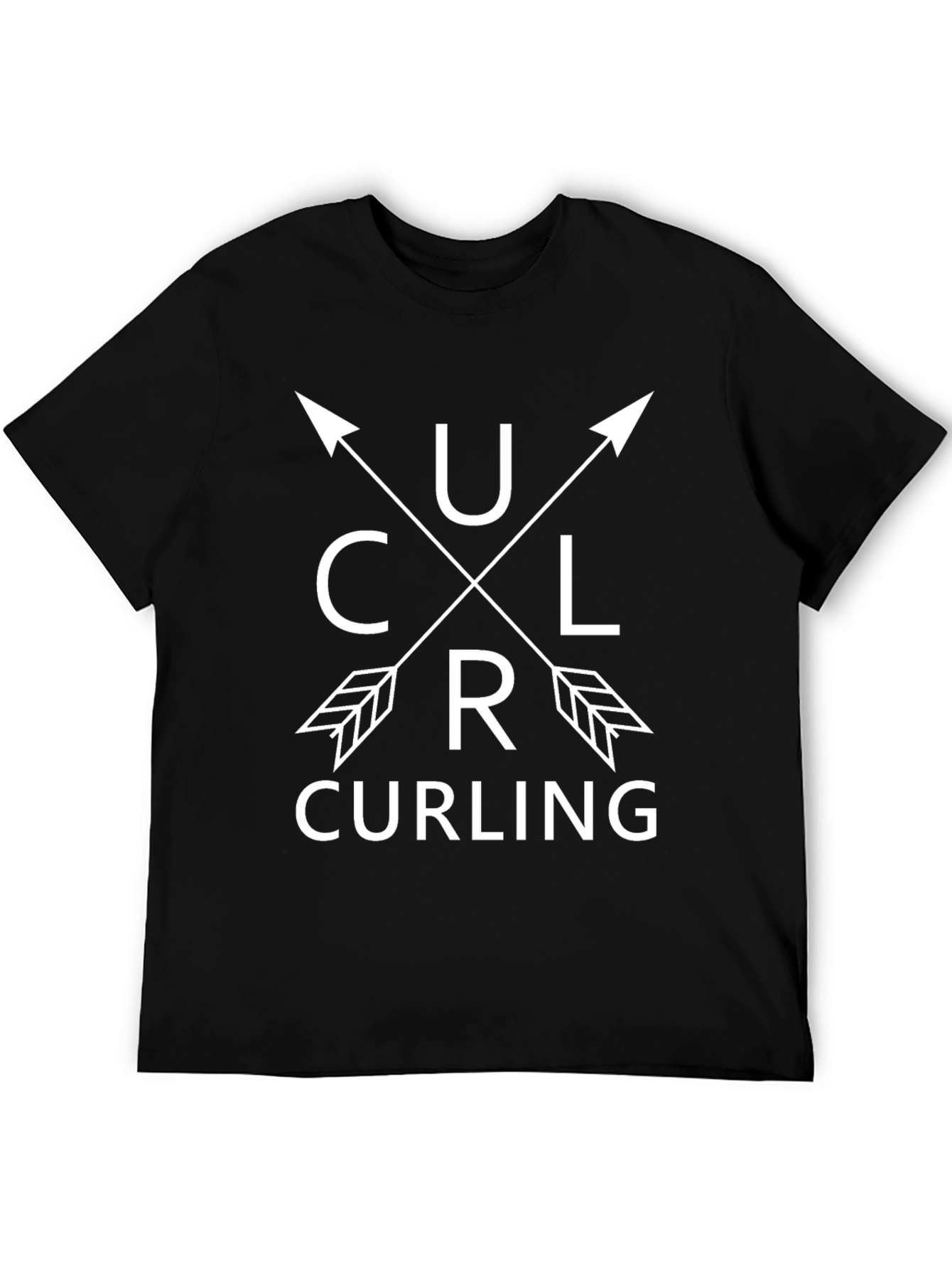Curling Arrow Graphic Tee -  Cool Sport Shirt