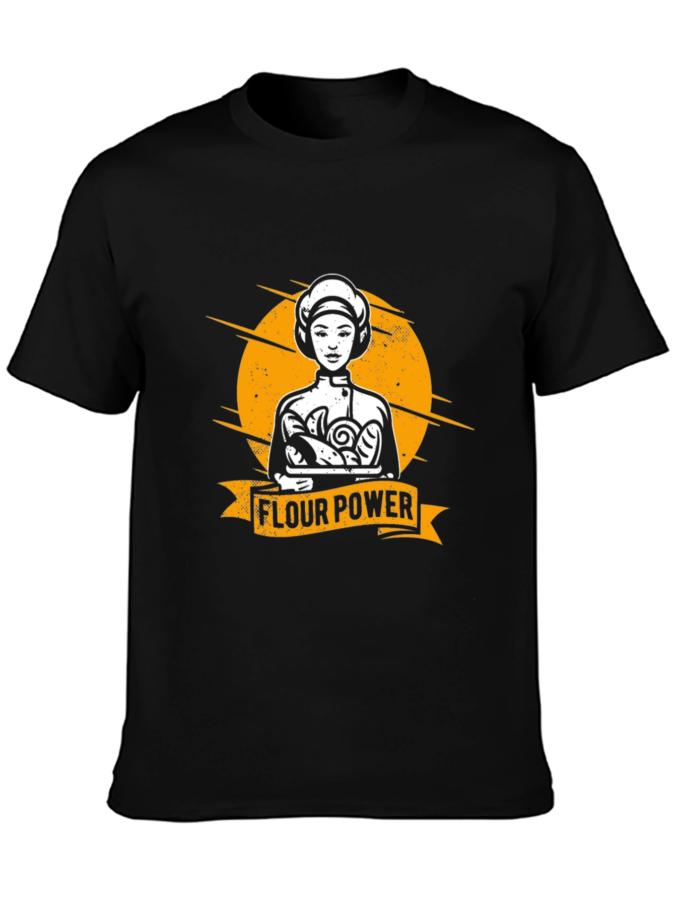 Flour Power Baker T-Shirt - Unique Graphic Tee