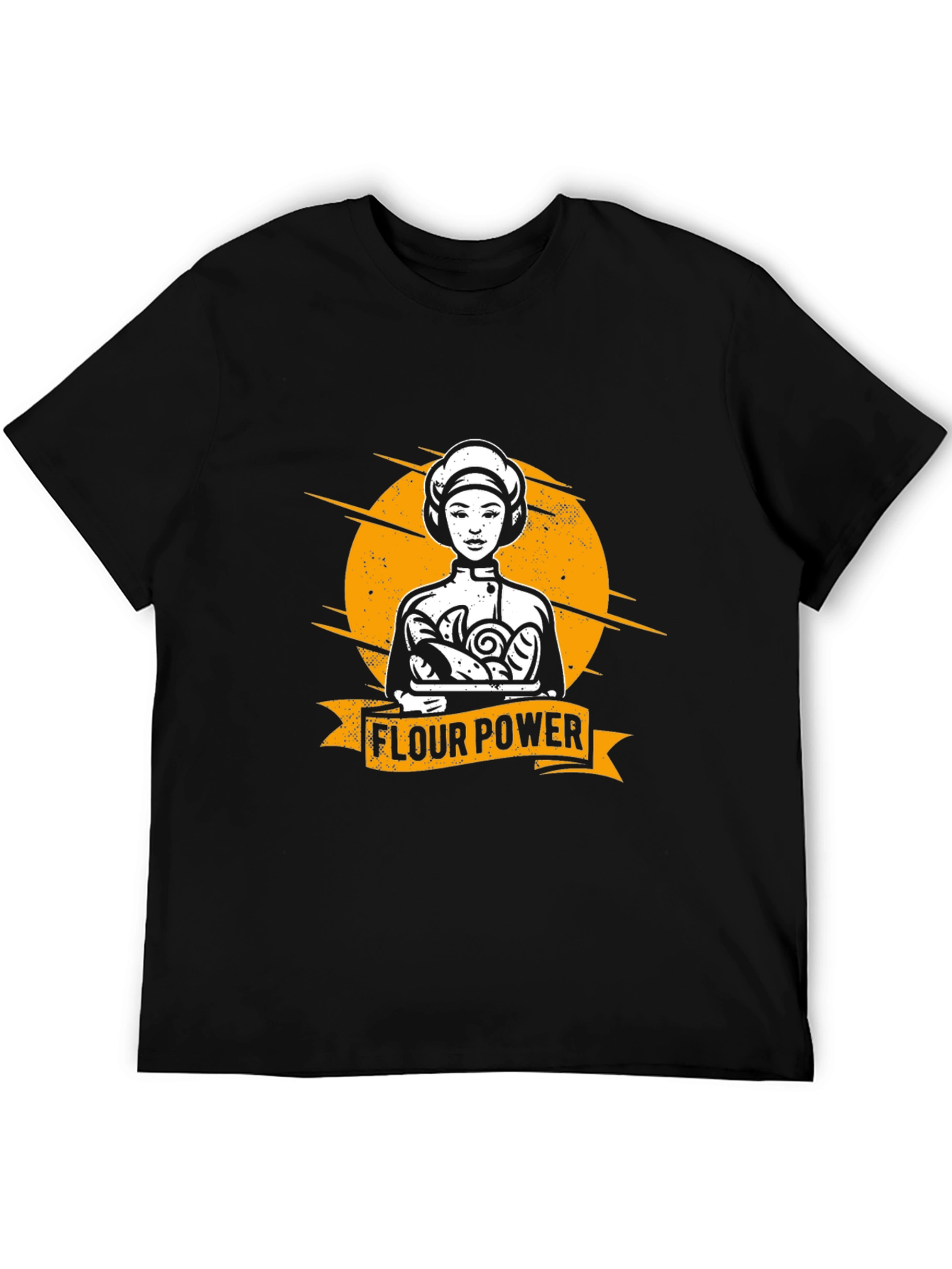 Flour Power Baker T-Shirt - Unique Graphic Tee