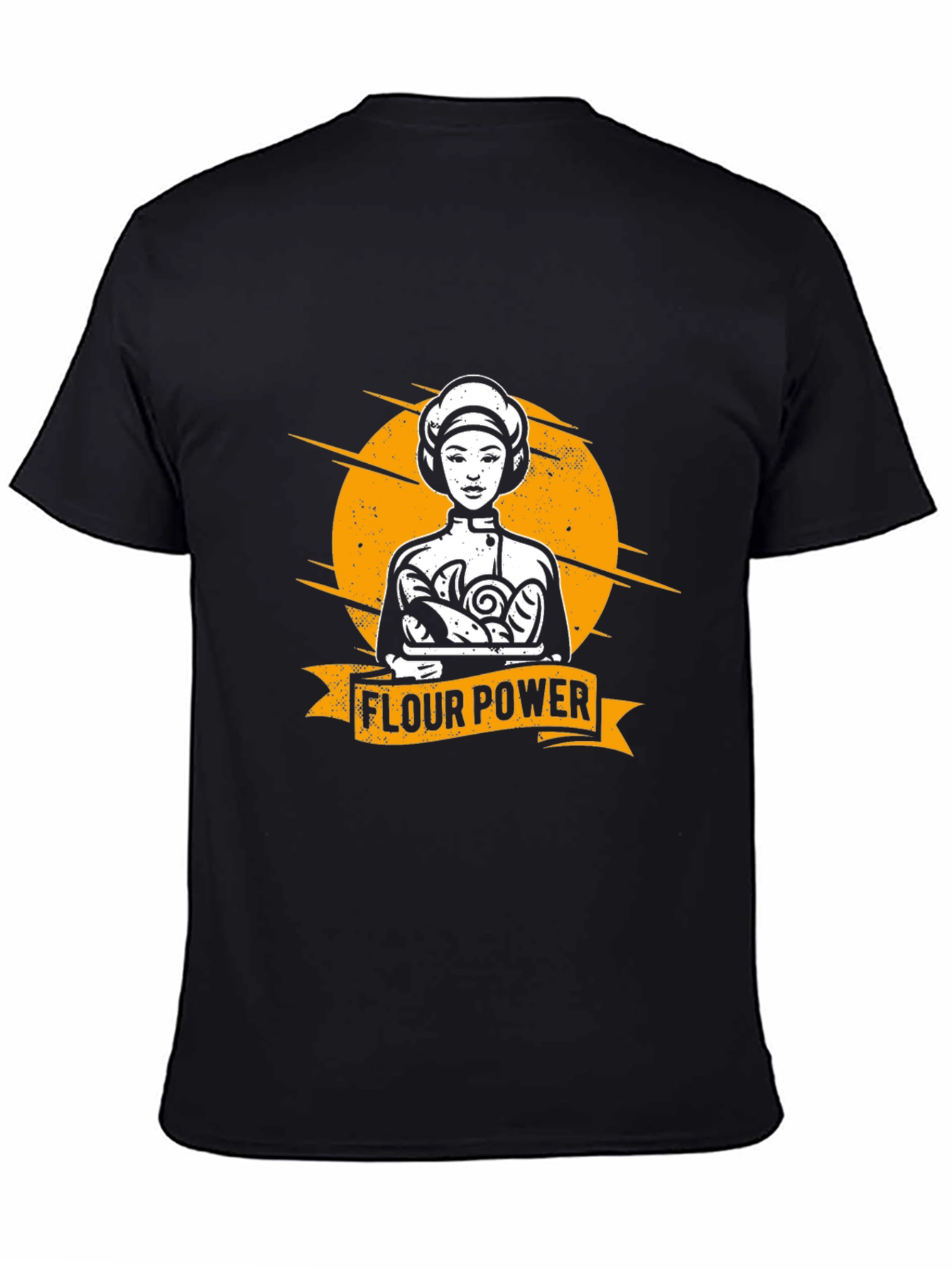 Flour Power Baker T-Shirt - Unique Graphic Tee