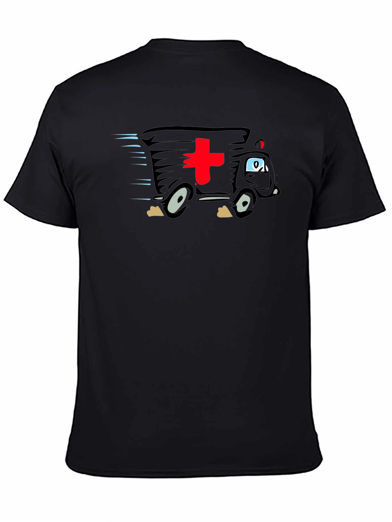 Funny Cartoon Ambulance T-Shirt - Medical Humor Tee