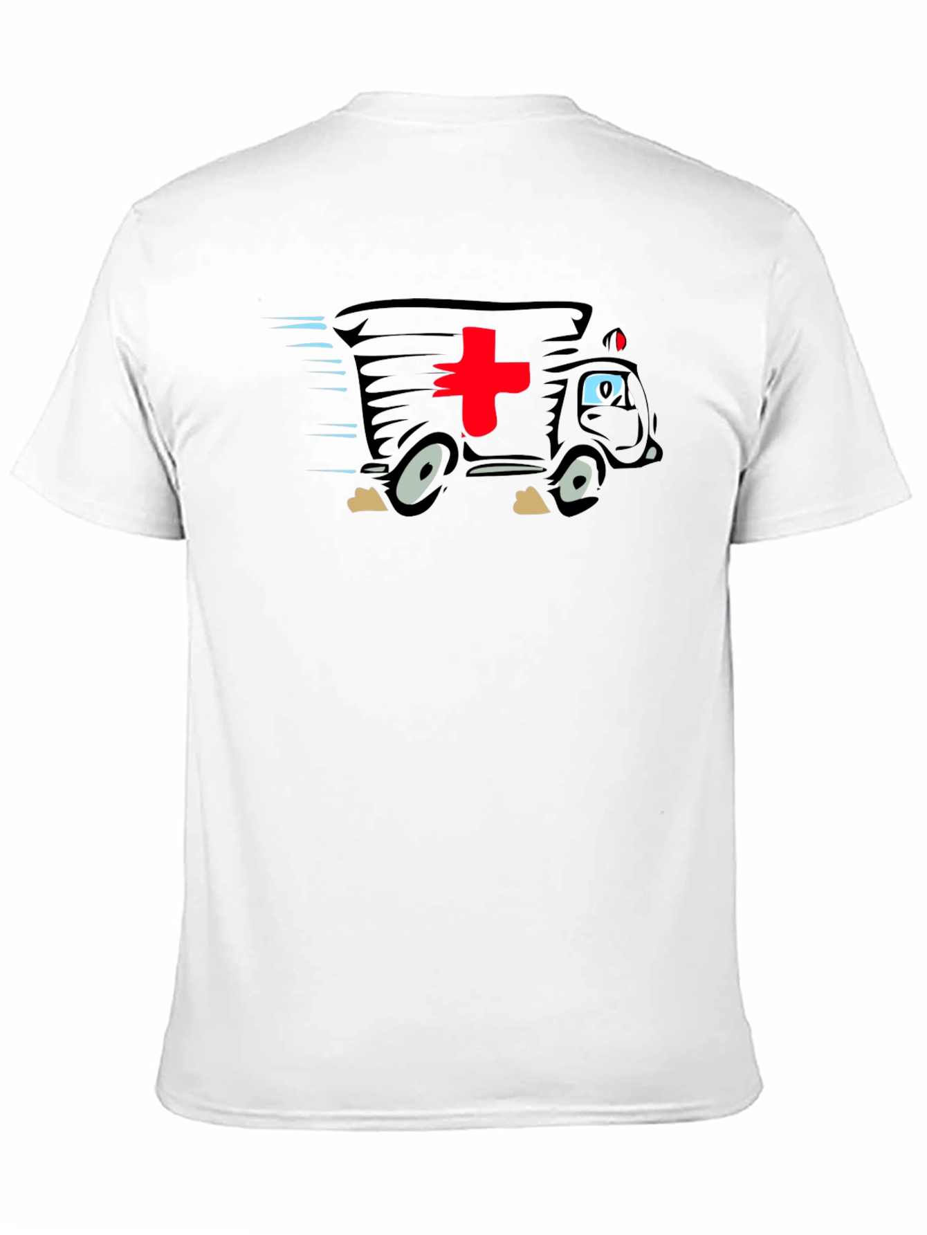 Funny Cartoon Ambulance T-Shirt - Medical Humor Tee