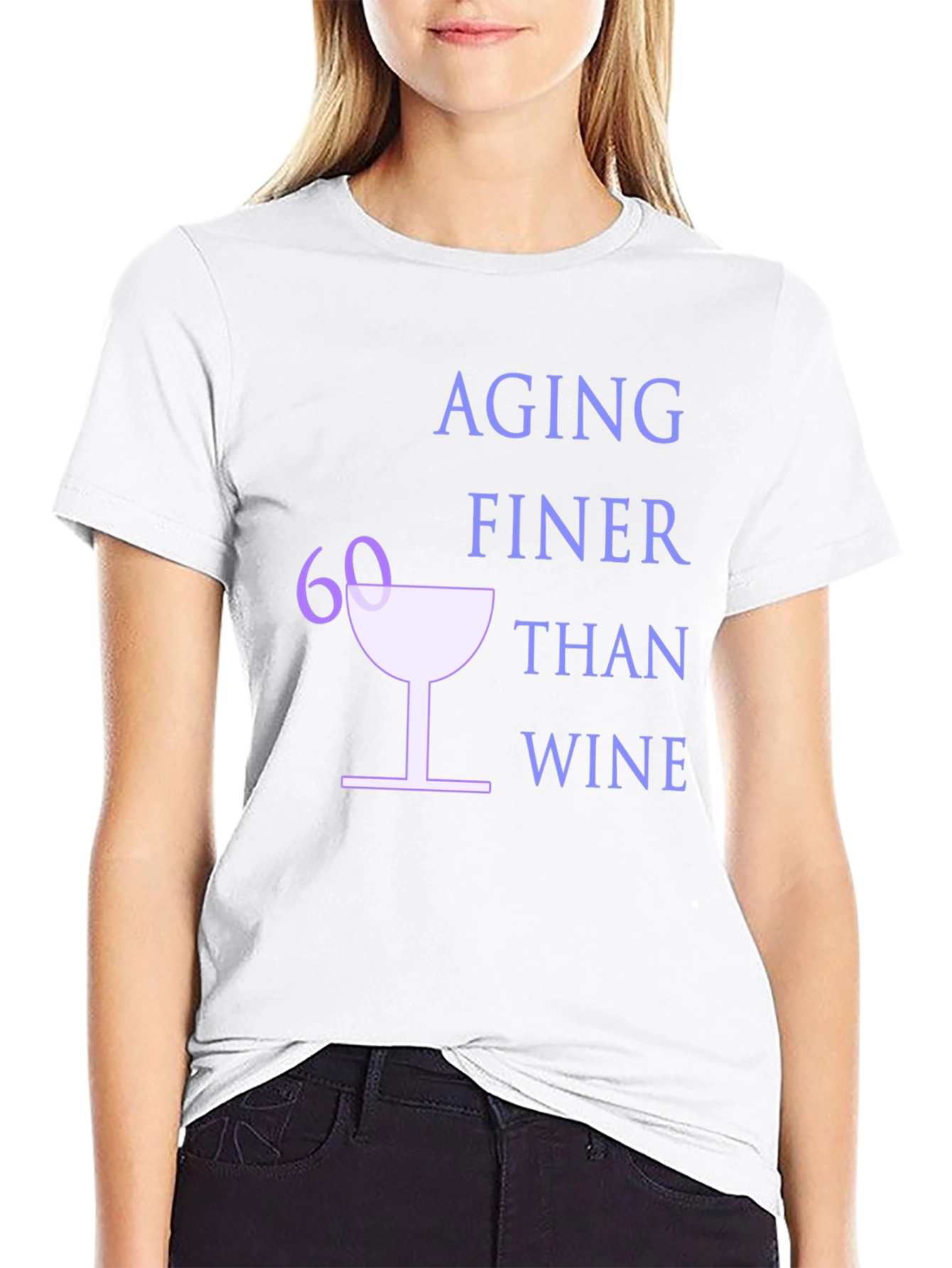 Aging Finer Than Wine - 60th Birthday T-Shirt