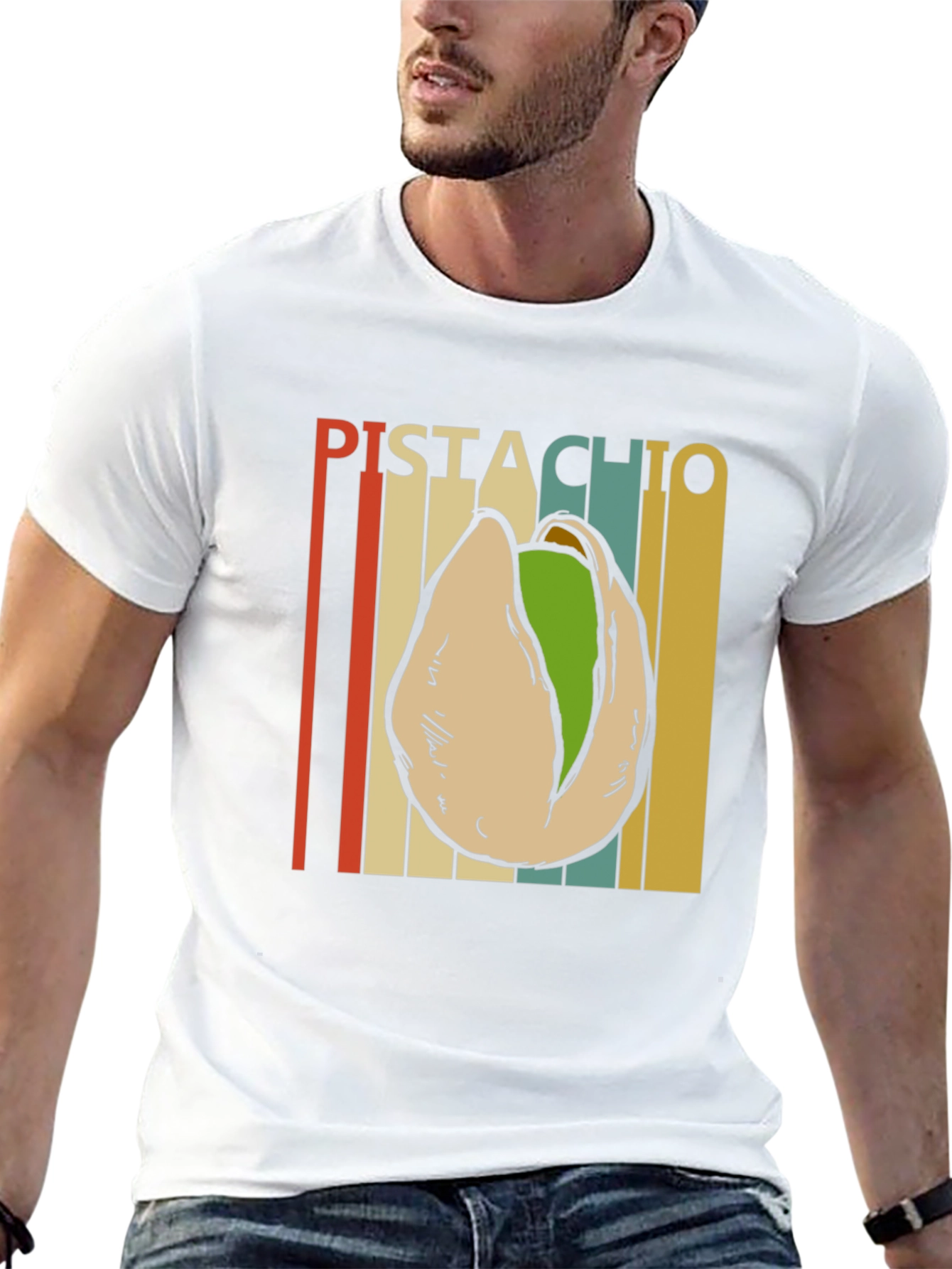 Pistachio Graphic T-Shirt - Retro Style Tee