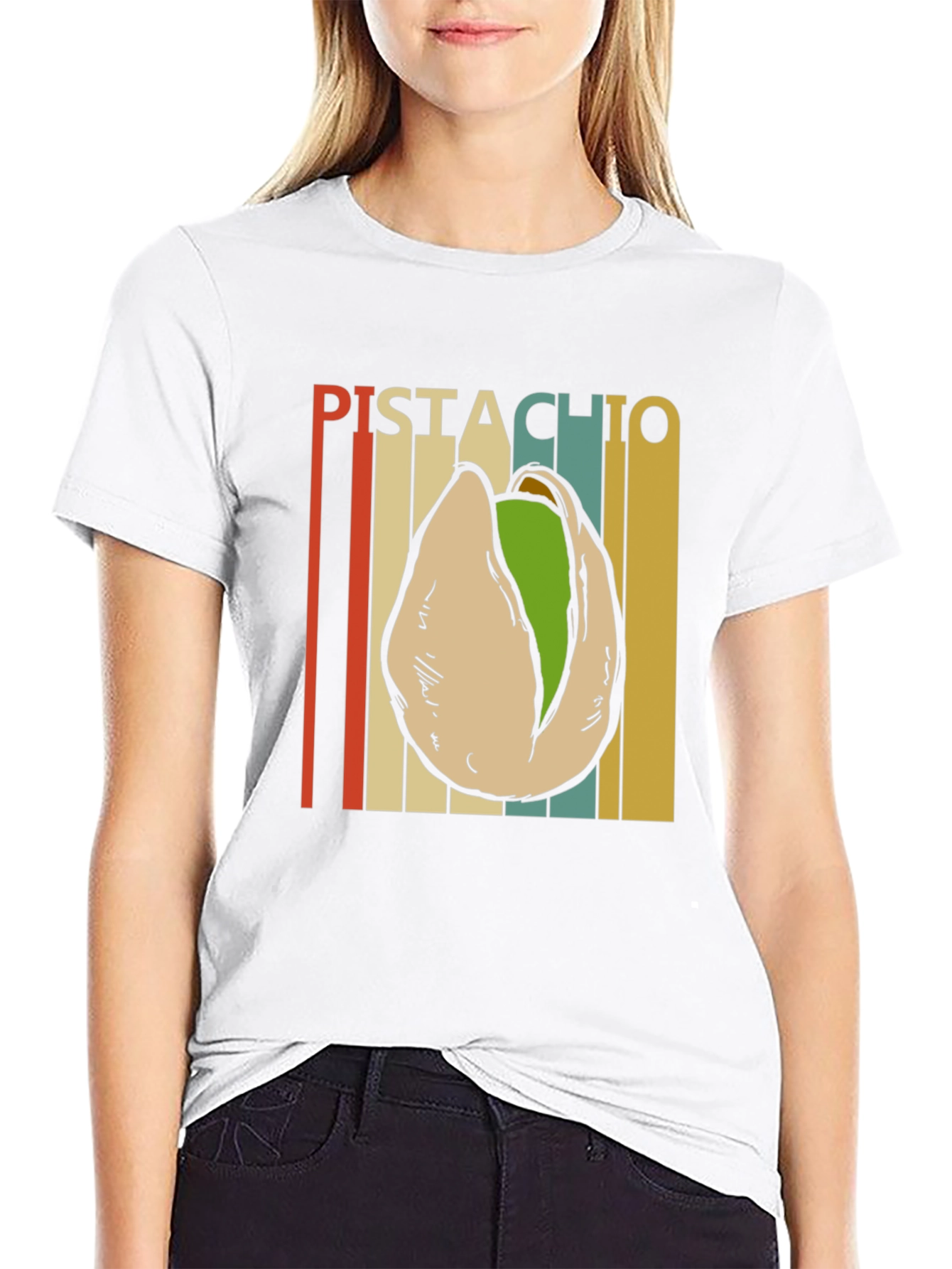 Pistachio Graphic T-Shirt - Retro Style Tee