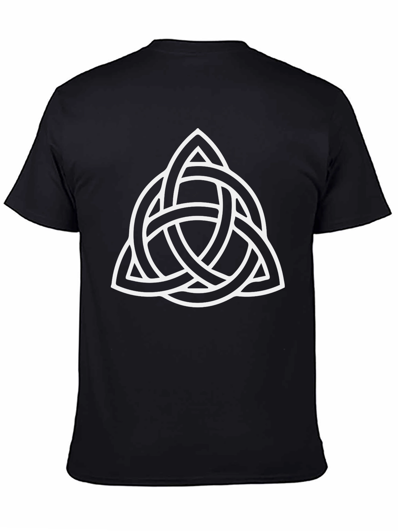 Celtic Knot Triquetra Black T-Shirt