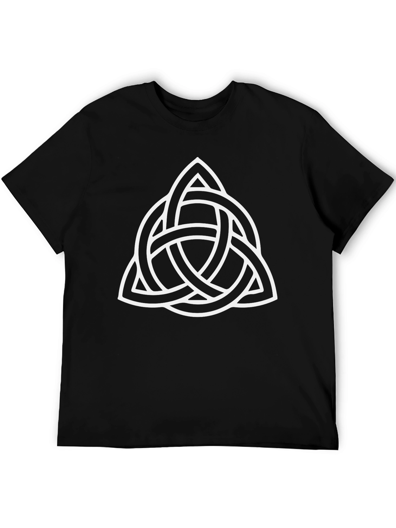 Celtic Knot Triquetra Black T-Shirt