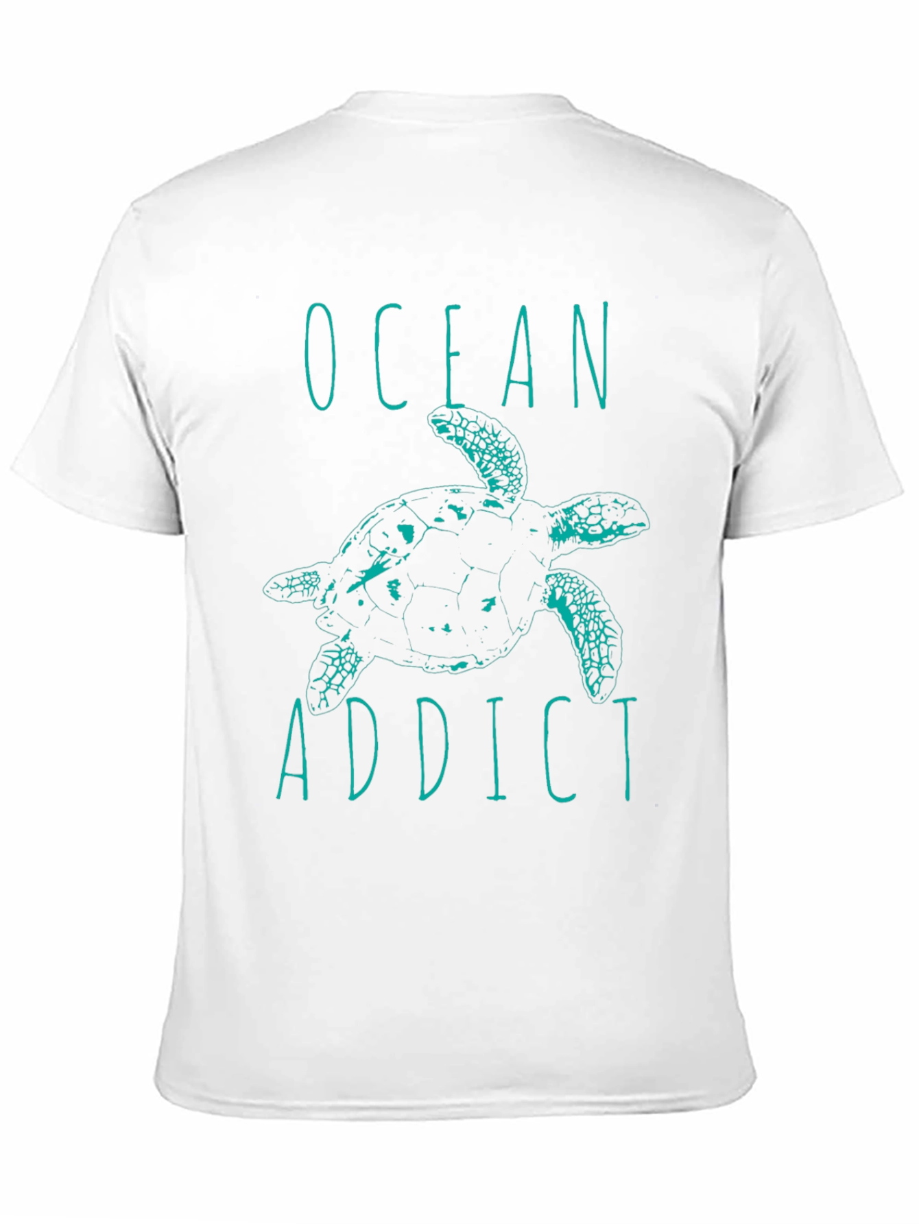 Ocean Addict Turtle Graphic Black T-Shirt