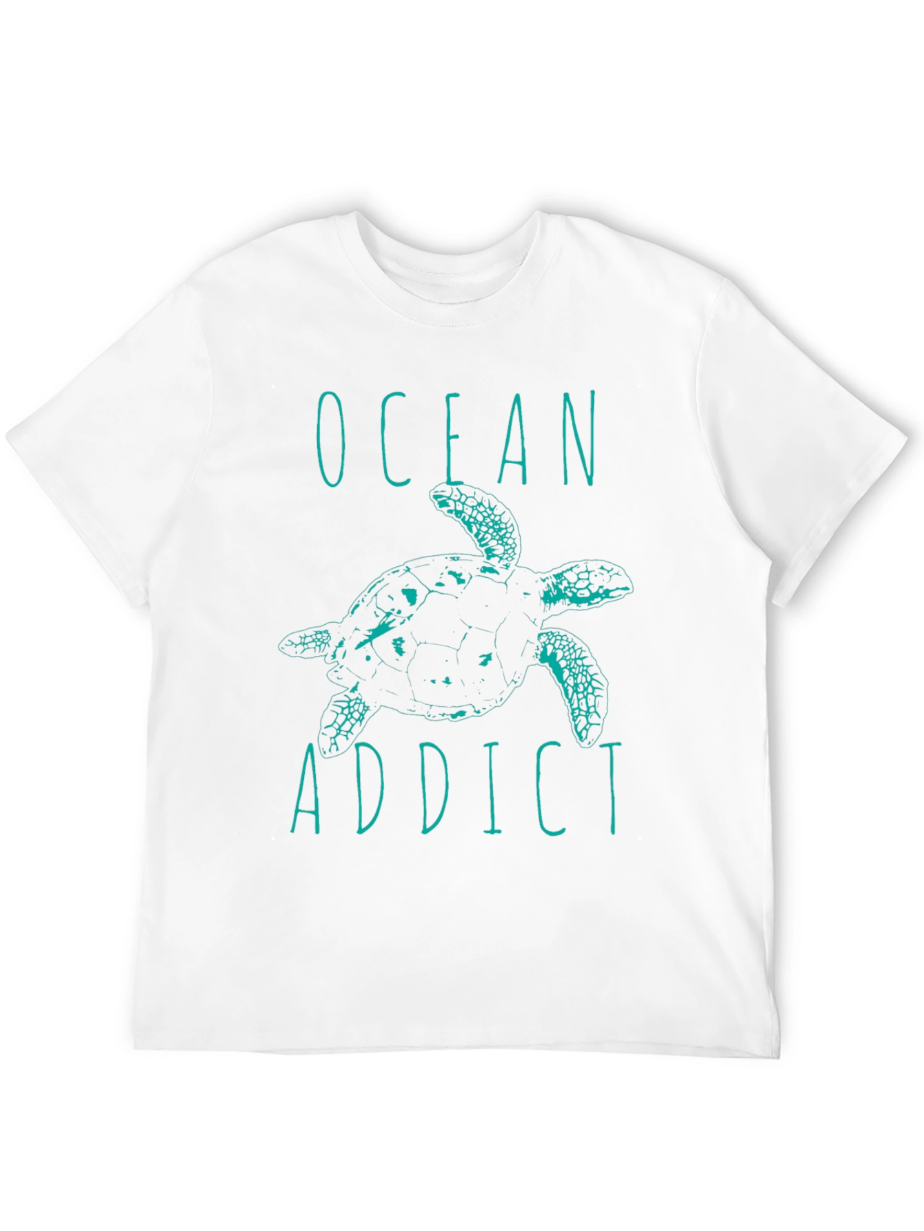 Ocean Addict Turtle Graphic Black T-Shirt