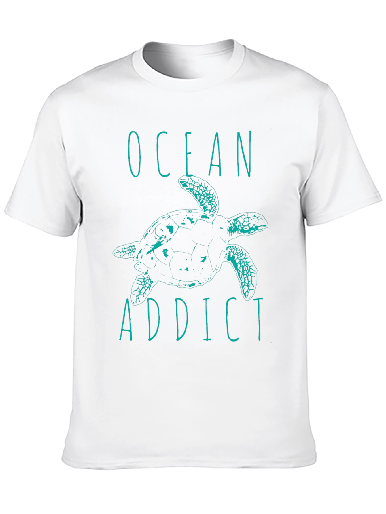 Ocean Addict Turtle Graphic Black T-Shirt