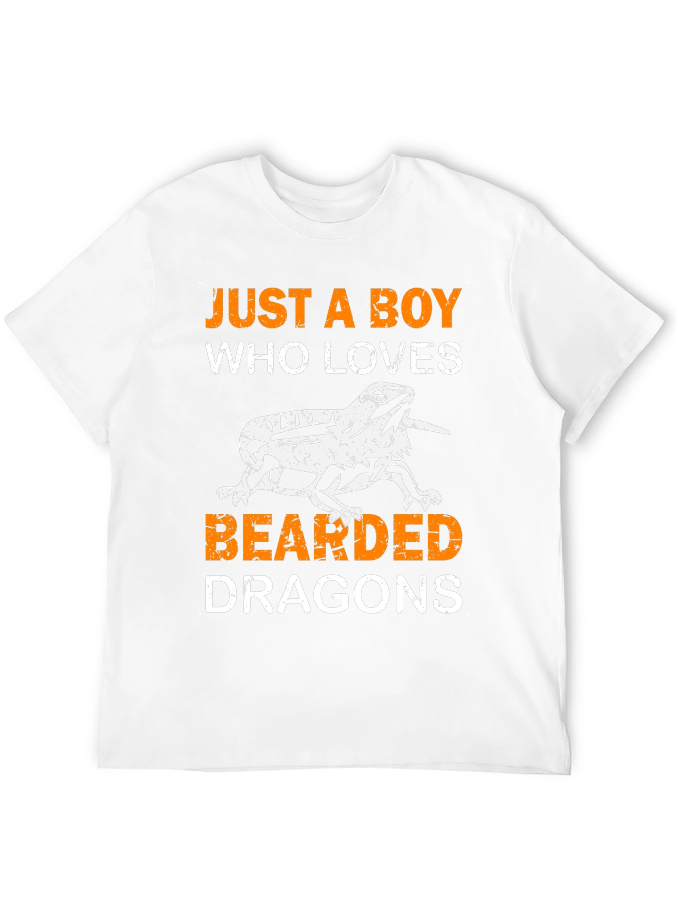 Boys Bearded Dragon Lover T-Shirt Reptile Pet Tee