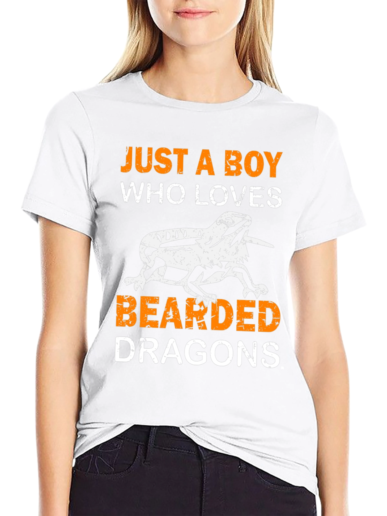 Boys Bearded Dragon Lover T-Shirt Reptile Pet Tee