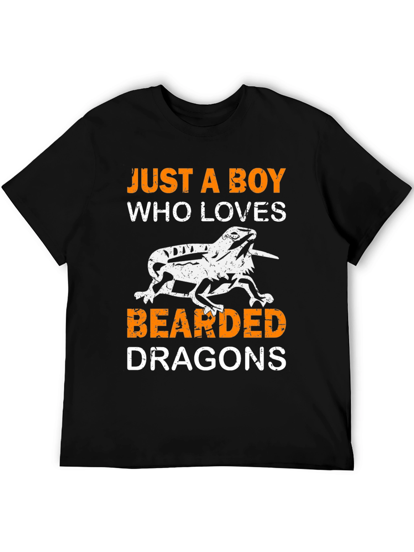 Boys Bearded Dragon Lover T-Shirt Reptile Pet Tee