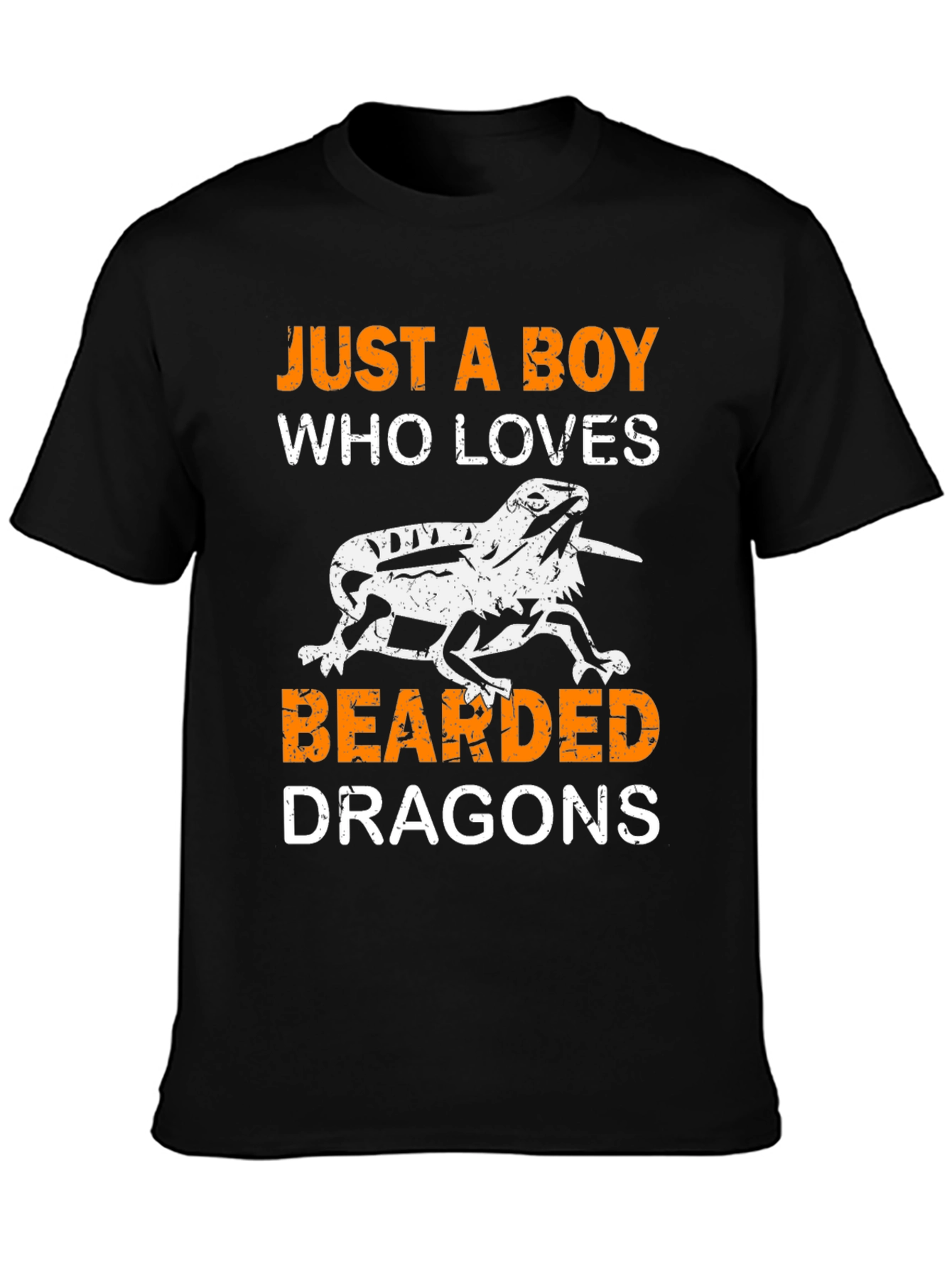 Boys Bearded Dragon Lover T-Shirt Reptile Pet Tee