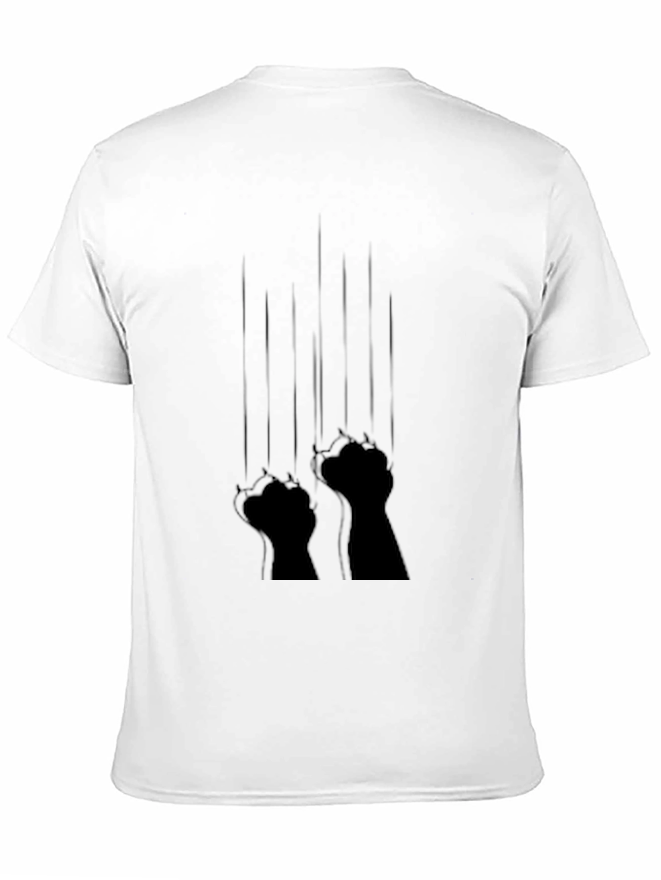 Claw Marks Graphic Black T-Shirt - Trendy Tee