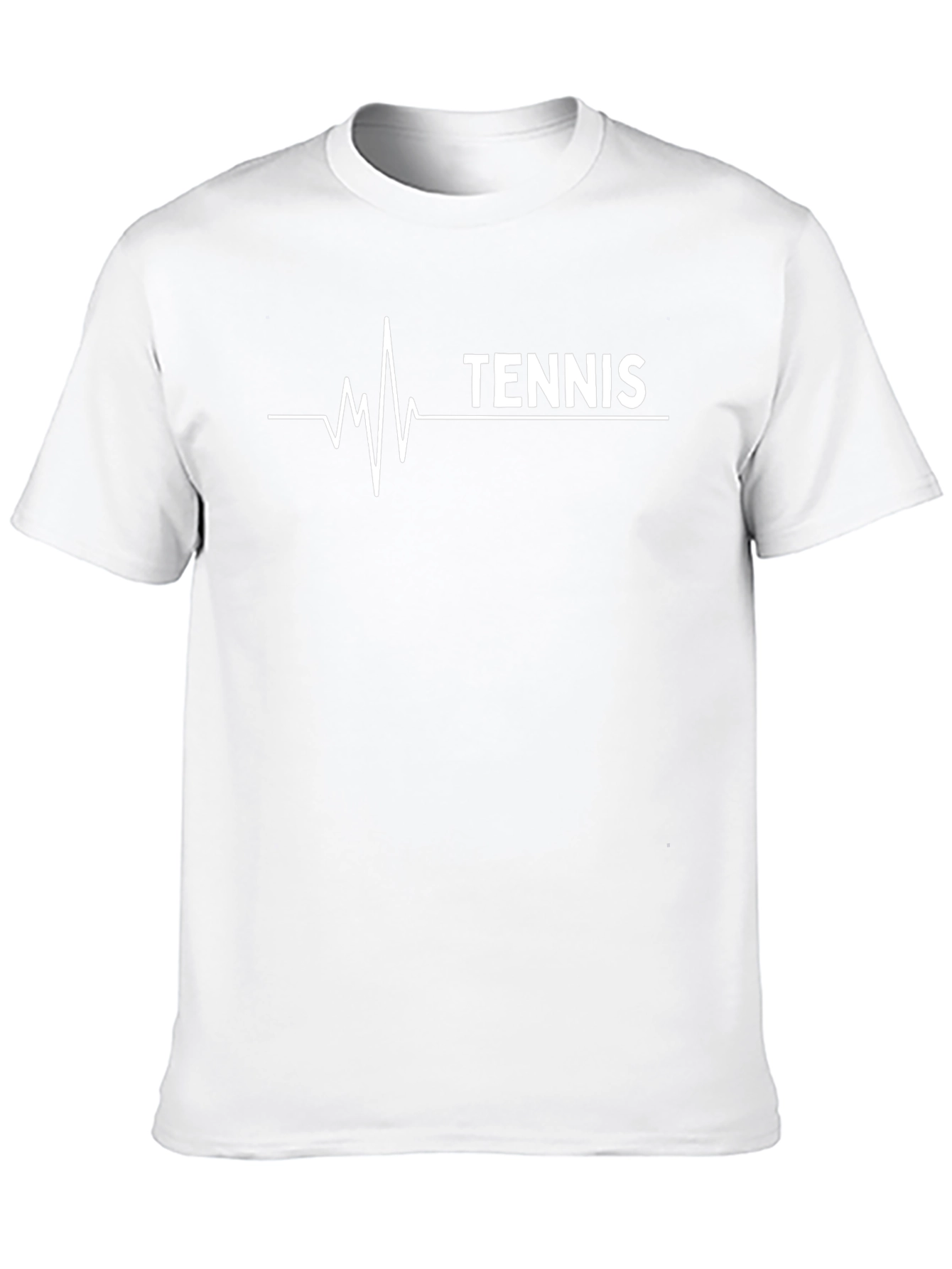 Tennis Heartbeat T-Shirt - Stylish Sport Tee