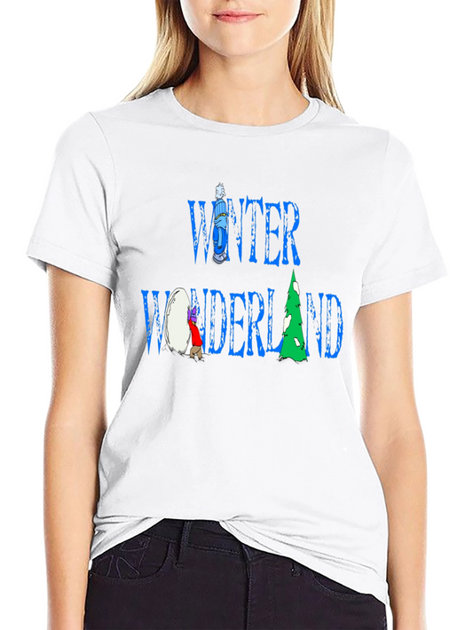 Winter Wonderland Graphic T-Shirt - Holiday Festive Tee