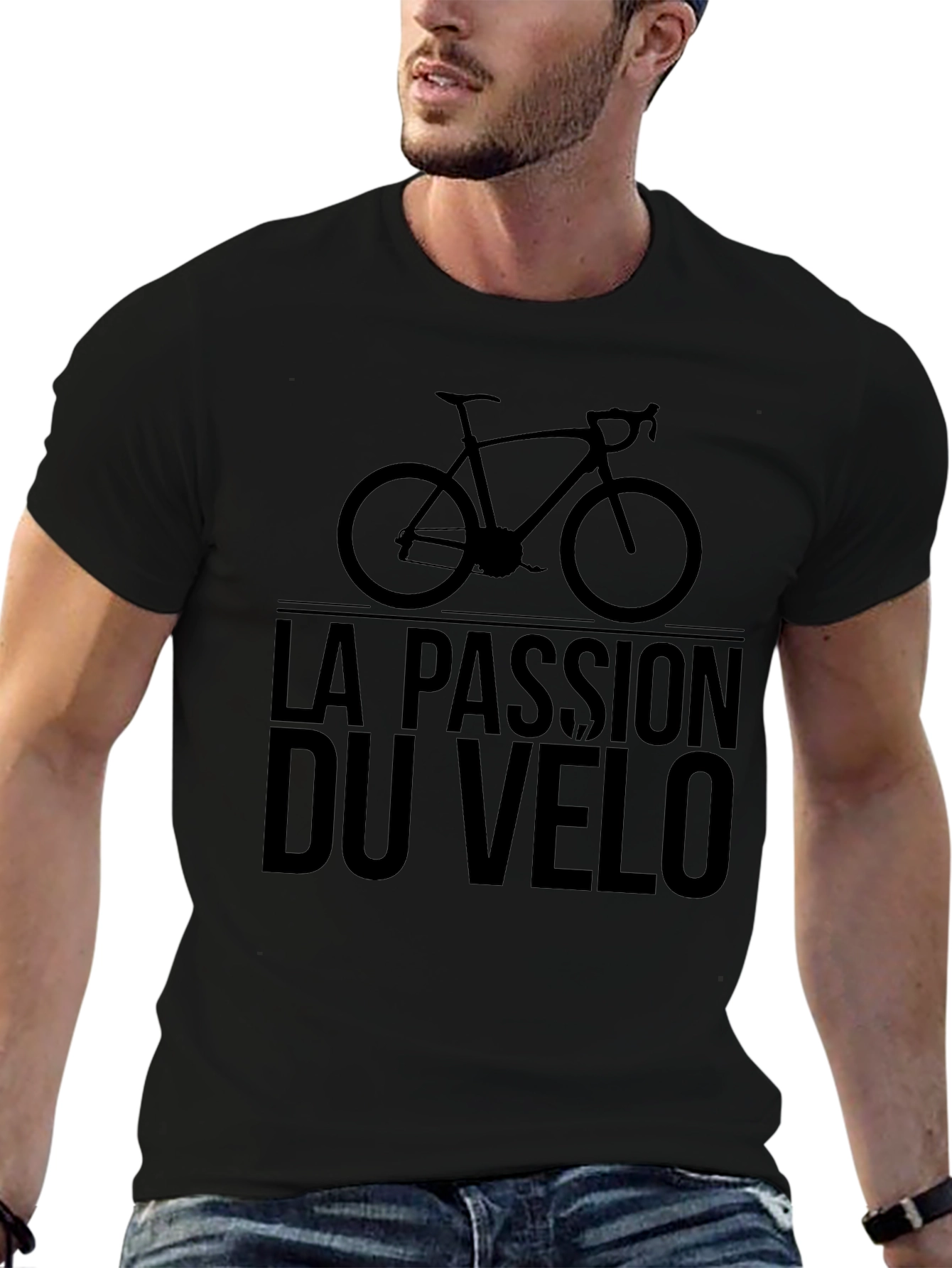 La Passion Du Velo T-Shirt - Cycling Enthusiast Tee